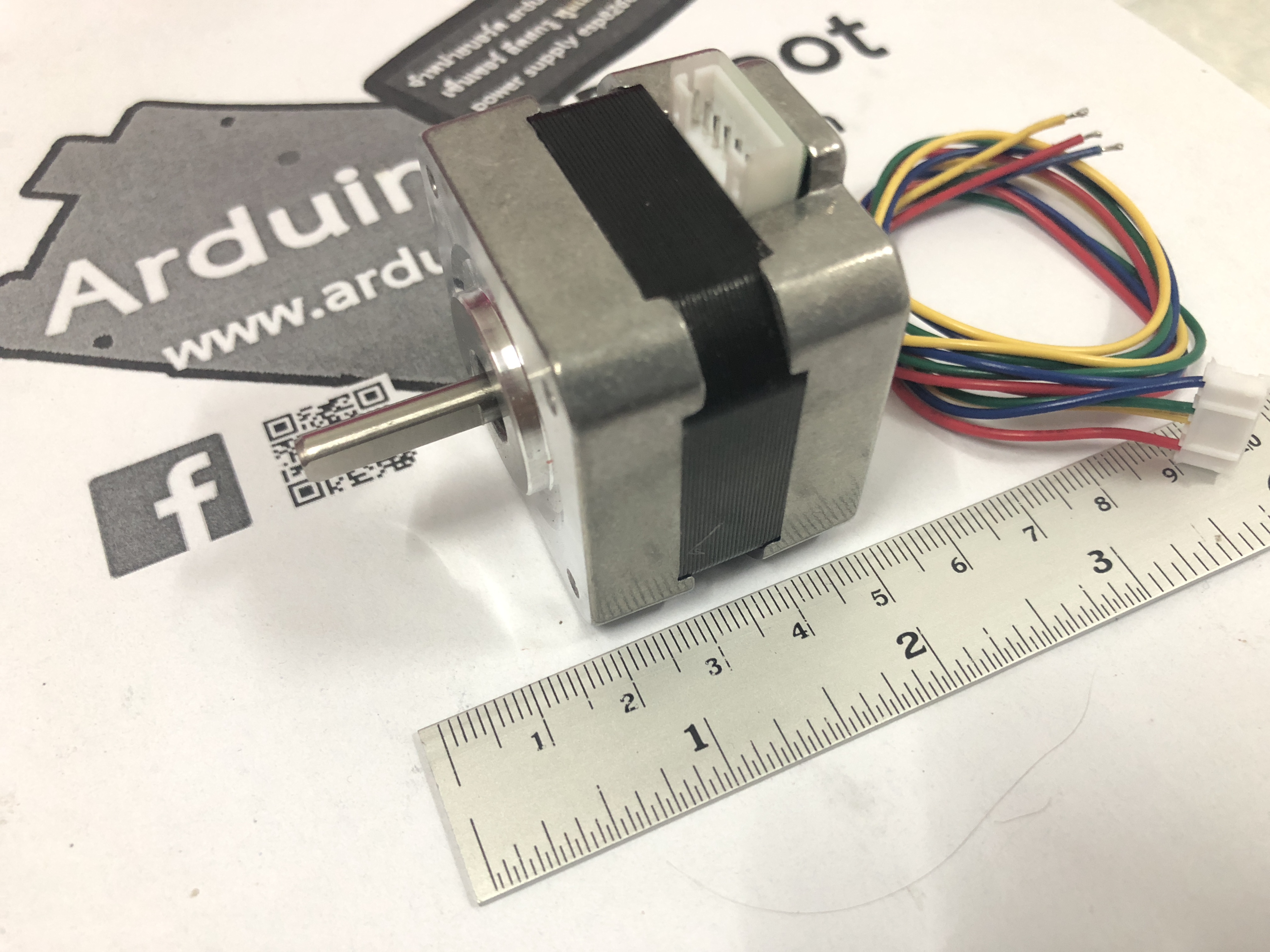 Stepper Motor ( Nema 17) แรงบิด 28 N.cm 0.4A (17HS3430)