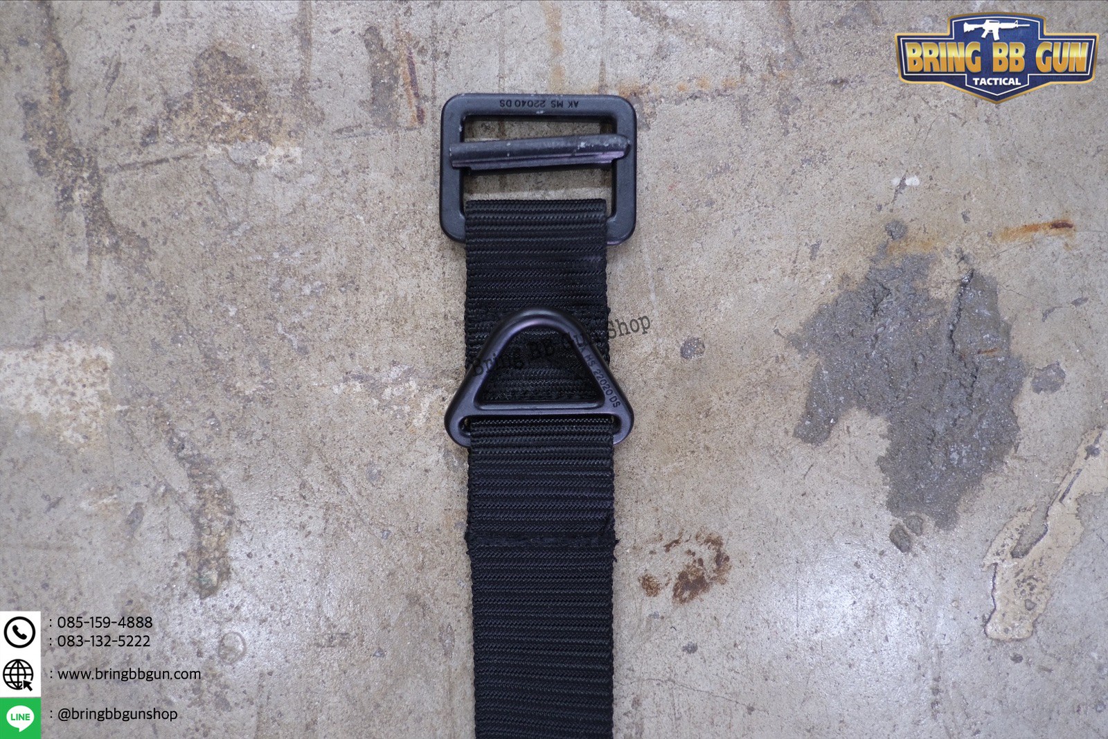 เข็มขัดหัวเหล็ก รุ่นผ้าหนา