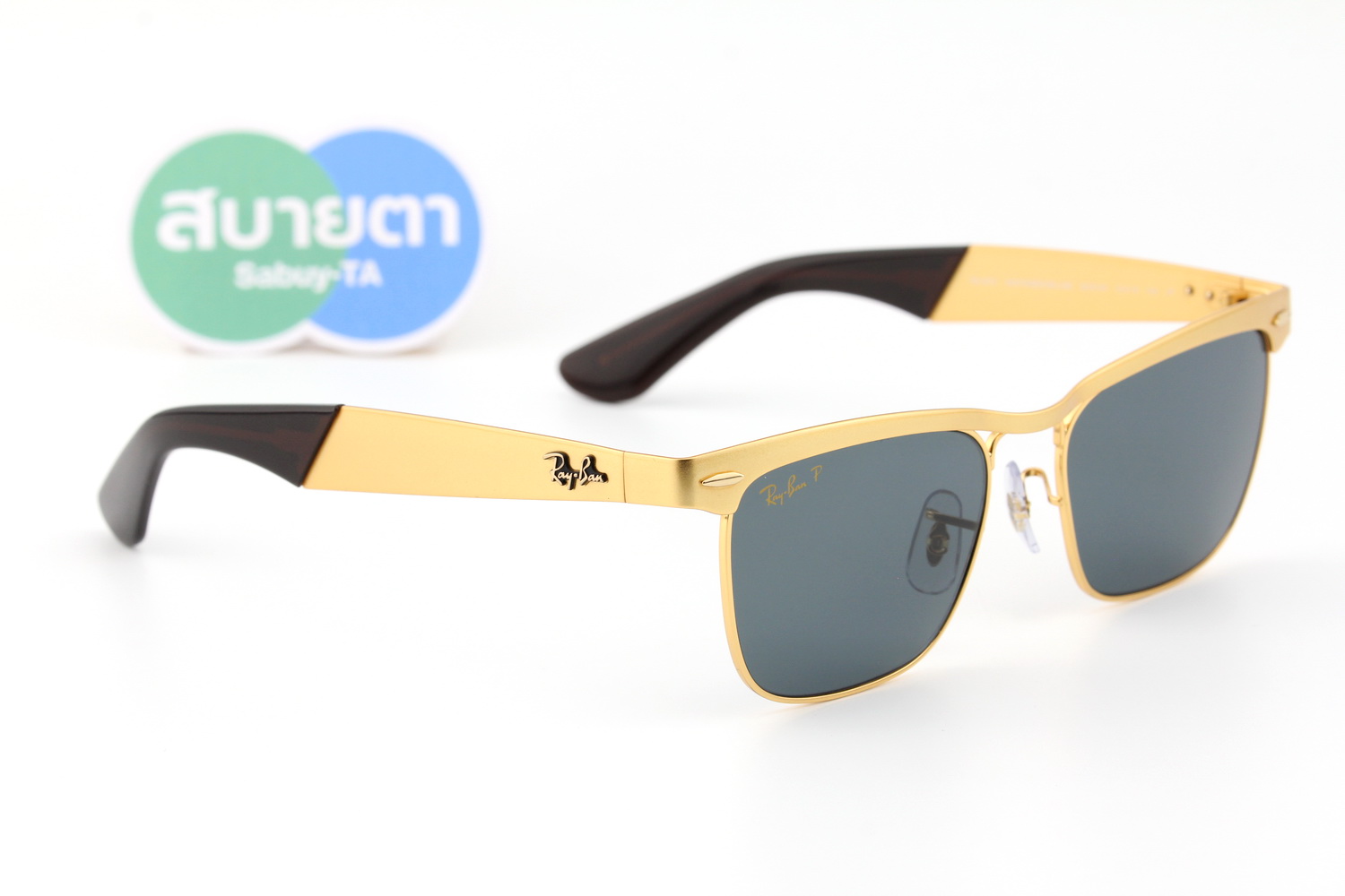 RayBan Wayfarer Deluxe RB3875 92763R Polarized Lens