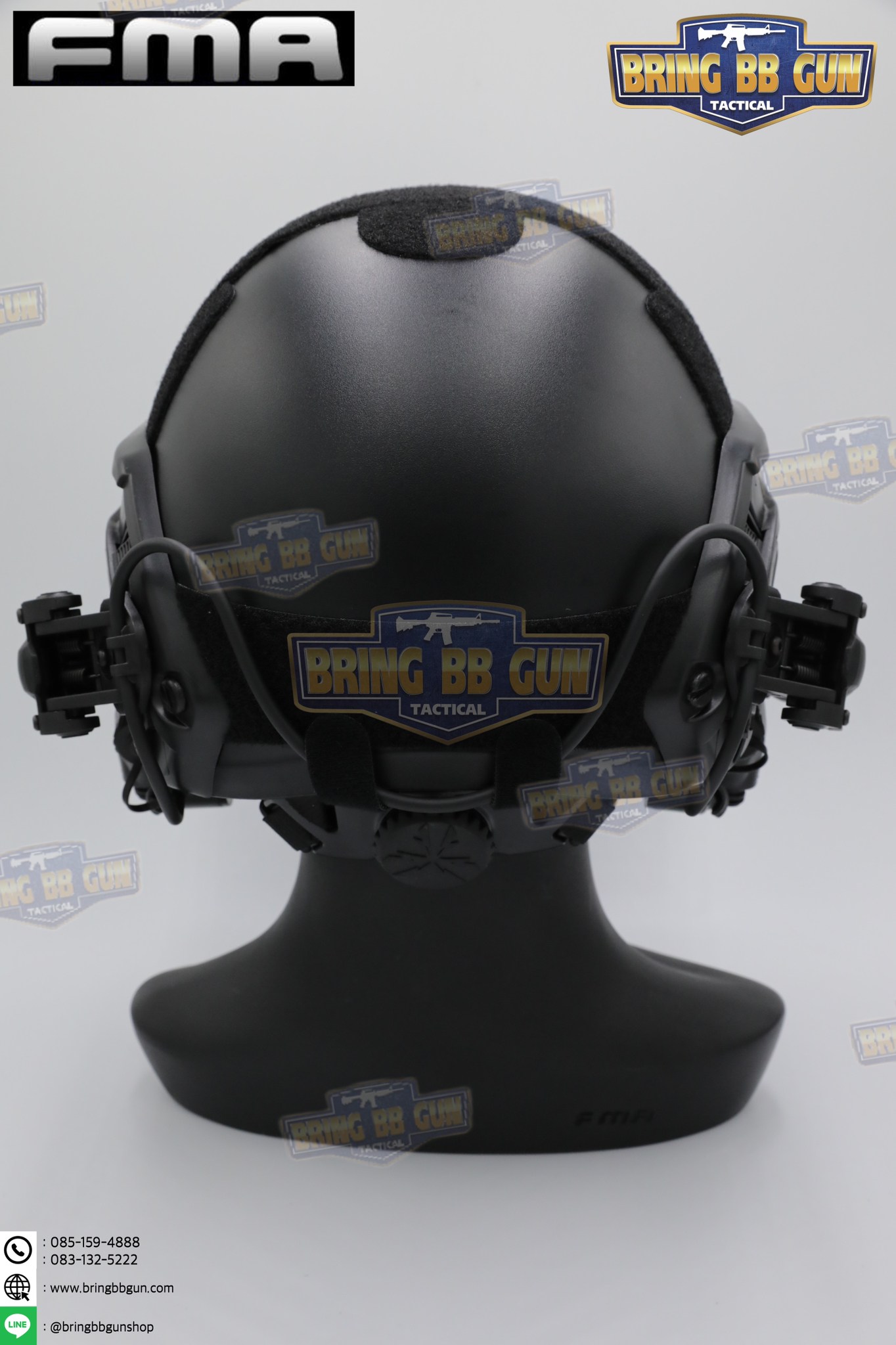 หูฟังสื่อสารตัดเสียงได้ ทรง Ops-Core AMP ยี่ห้อ FMA (FCS AMP tactical communication shooting headset noise reduction) (AMP)