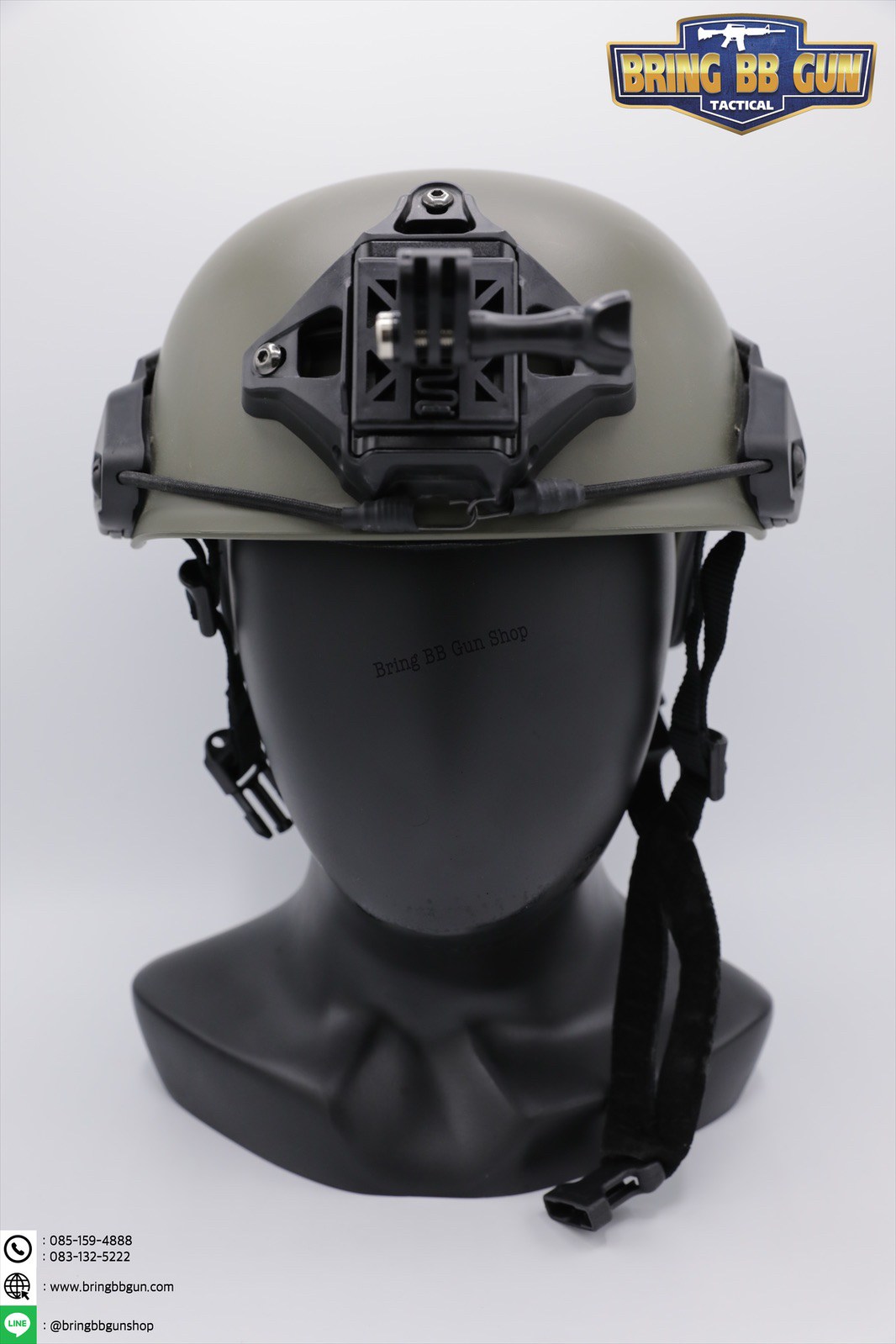 ขาจับกล้อง Action Camera ติดหมวก Fast/Mich (ขาจับกล้อง Go Pro ติดหมวก Fast/Mich)