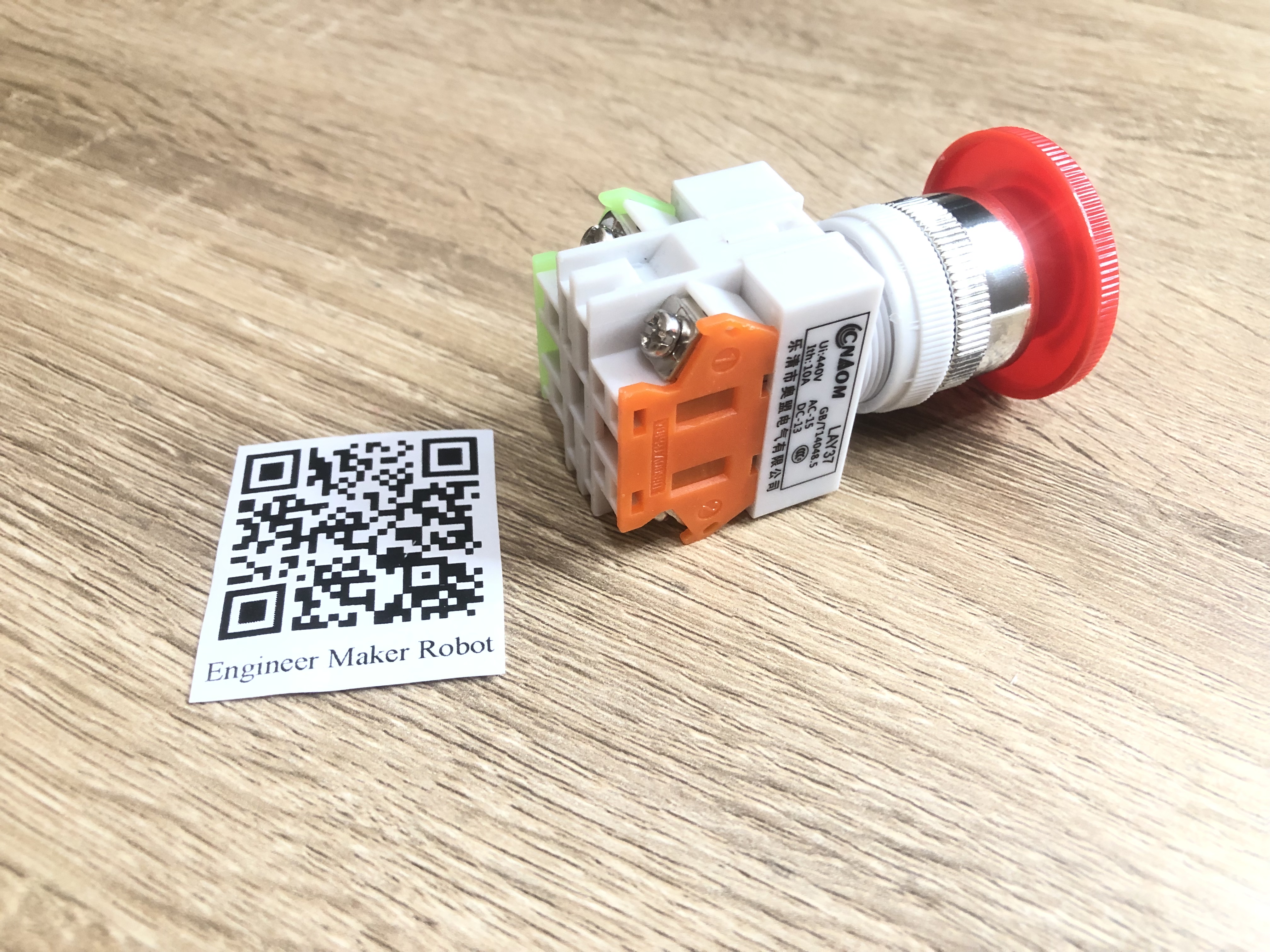 emergency stop switch AC 660V 10A 40mm push button mushroom LAY37-11ZS Y090