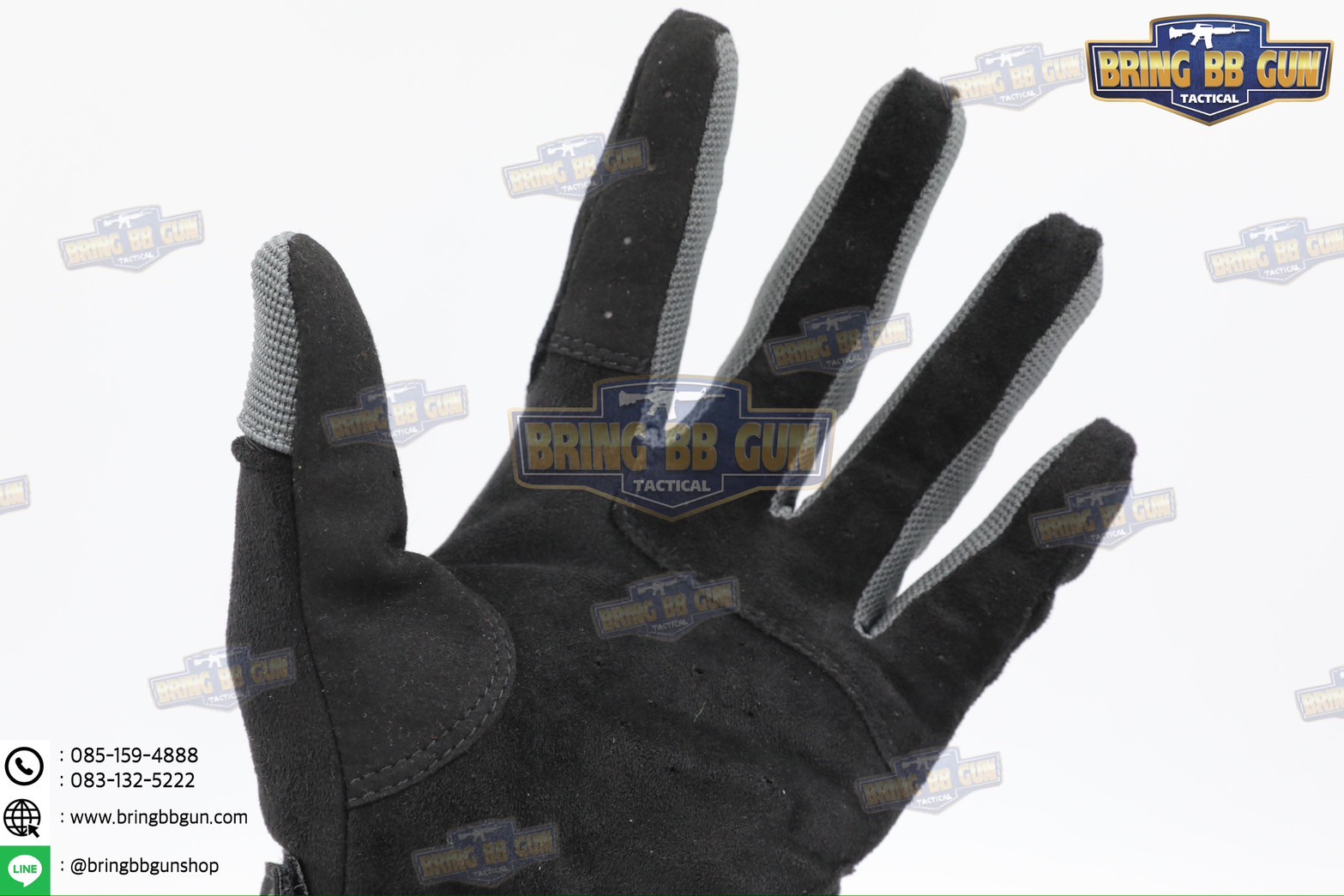 ถุงมือเต็มนิ้ว ทรง Alpha (Tactical Glove) (ถุงมือหมูป่า) (Full Dexterity Tactical Glove)