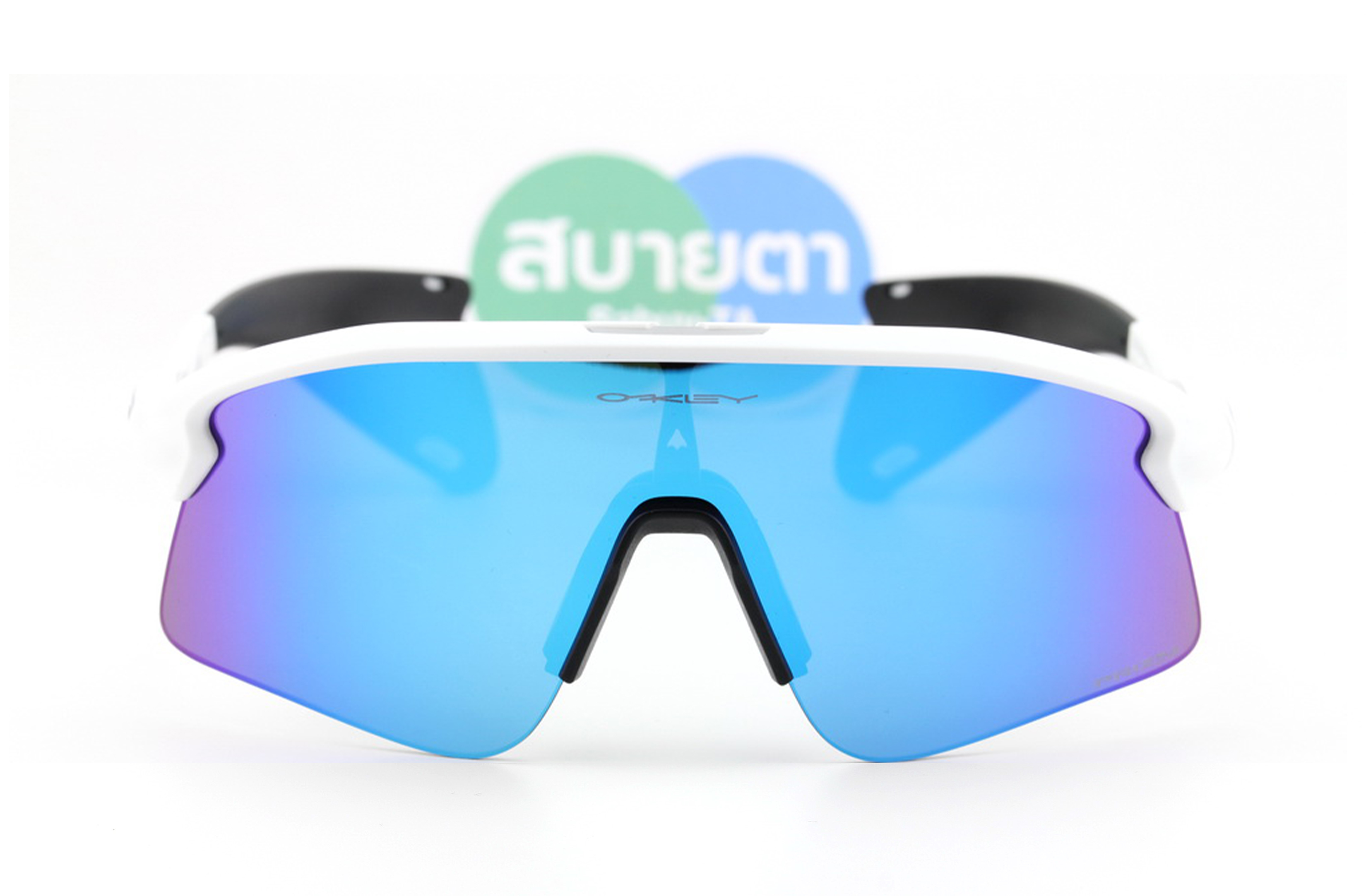 OAKLEY STUNT DEVIL S Matte White/Phizm Sapphire OO9518-04