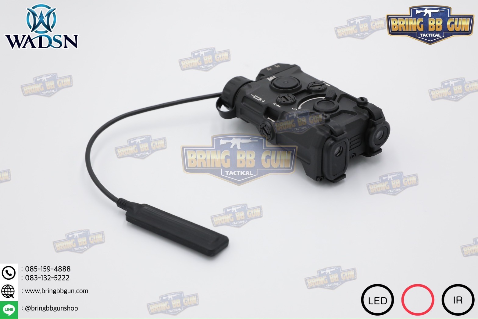 กล่อง Eo-tech OGL ยี่ห้อ WADSN รุ่น พลาสติก (เลเซอร์ชี้เป้าสีแดง) (OGL) (EOTECH OGL) (ON-GUN-LASER)