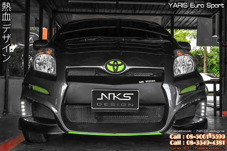 TOYOTA YARIS 2006 - 2012 EURO SPORT RAW WORK COMPLETE SET (NKS DESIGN)