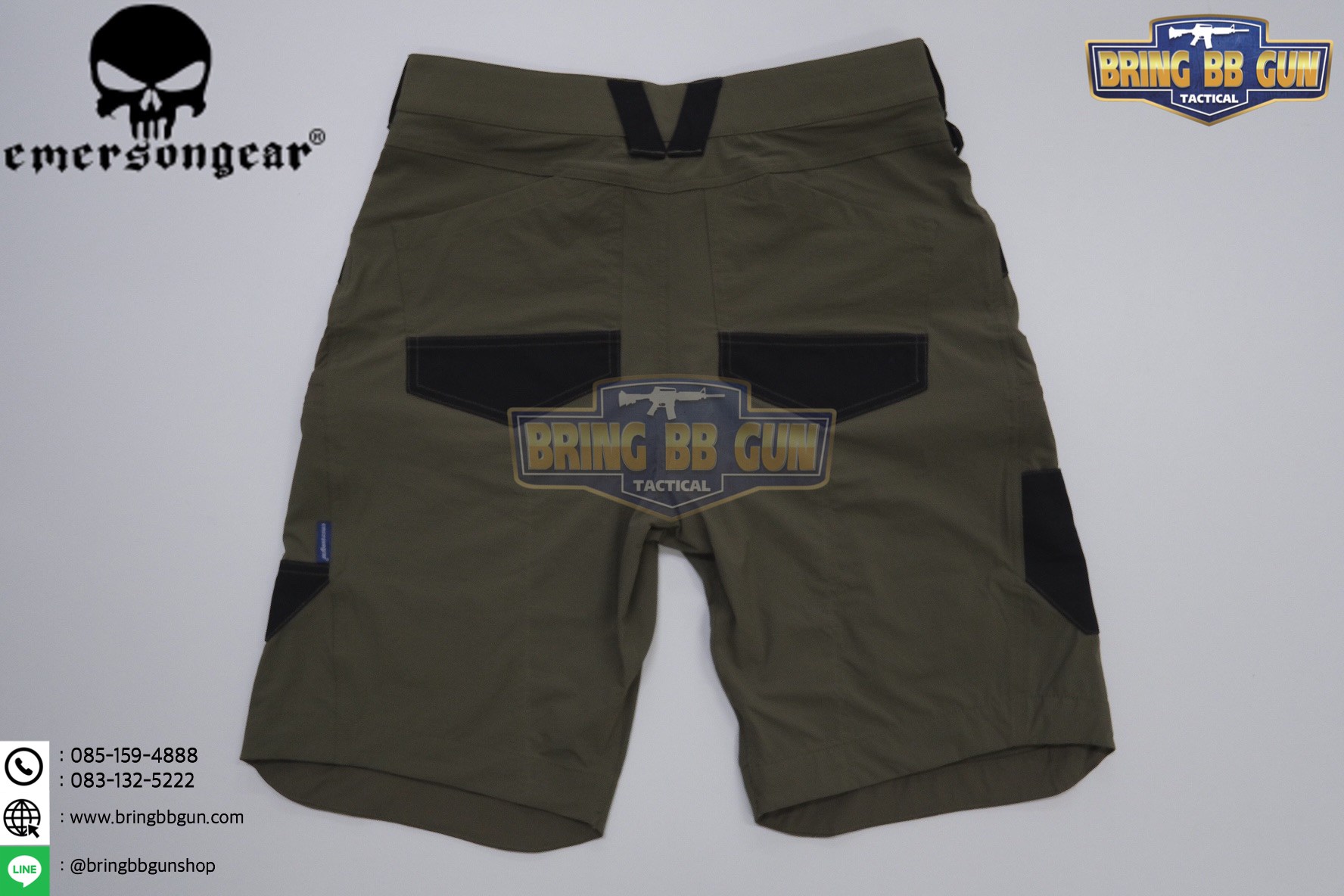 กางเกงขาสั้น ทรงยุทธวิธี ยี่ห้อ Emerson รุ่น Mastiff (กางเกง IPSC , IDPA)(กางเกง Tactical) (กางเกงแคมป์ปิ้ง) (กางเกงเดินป่า) (Emerson Mastiff Training Shorts)