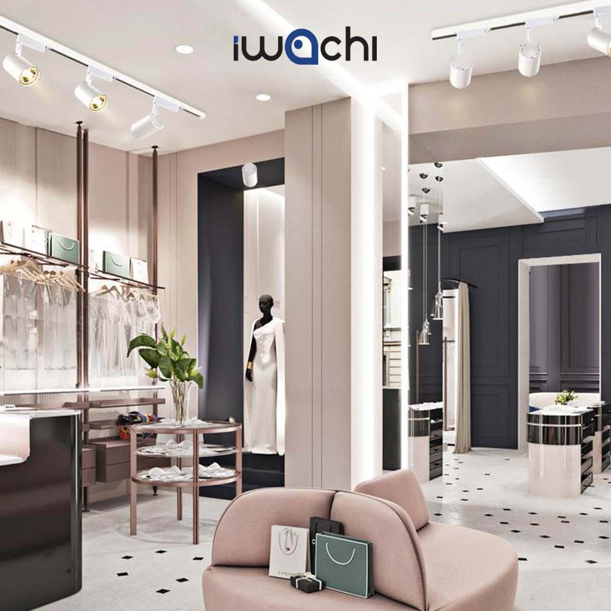 โคมไฟแทรคไลท์ บอดี้ขาว และ ดำ ขนาด10w มี แสงขาว แสงคลูไวท์ และ แสงวอมไวท์