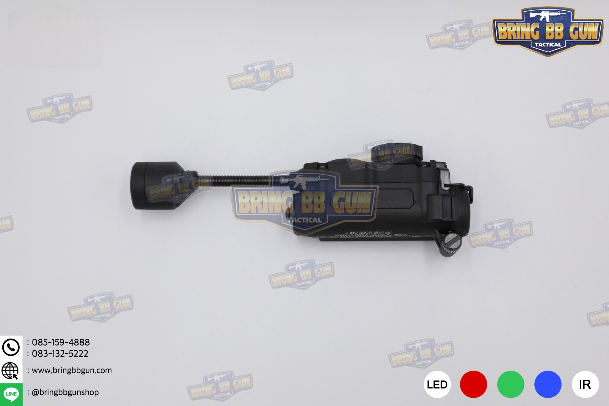 ไฟฉายติดหมวก Sidewinder Stalk (Military Helmet Light System with Flexible Stalk) (ไฟฉายติดหมวกทรงStreamlight)