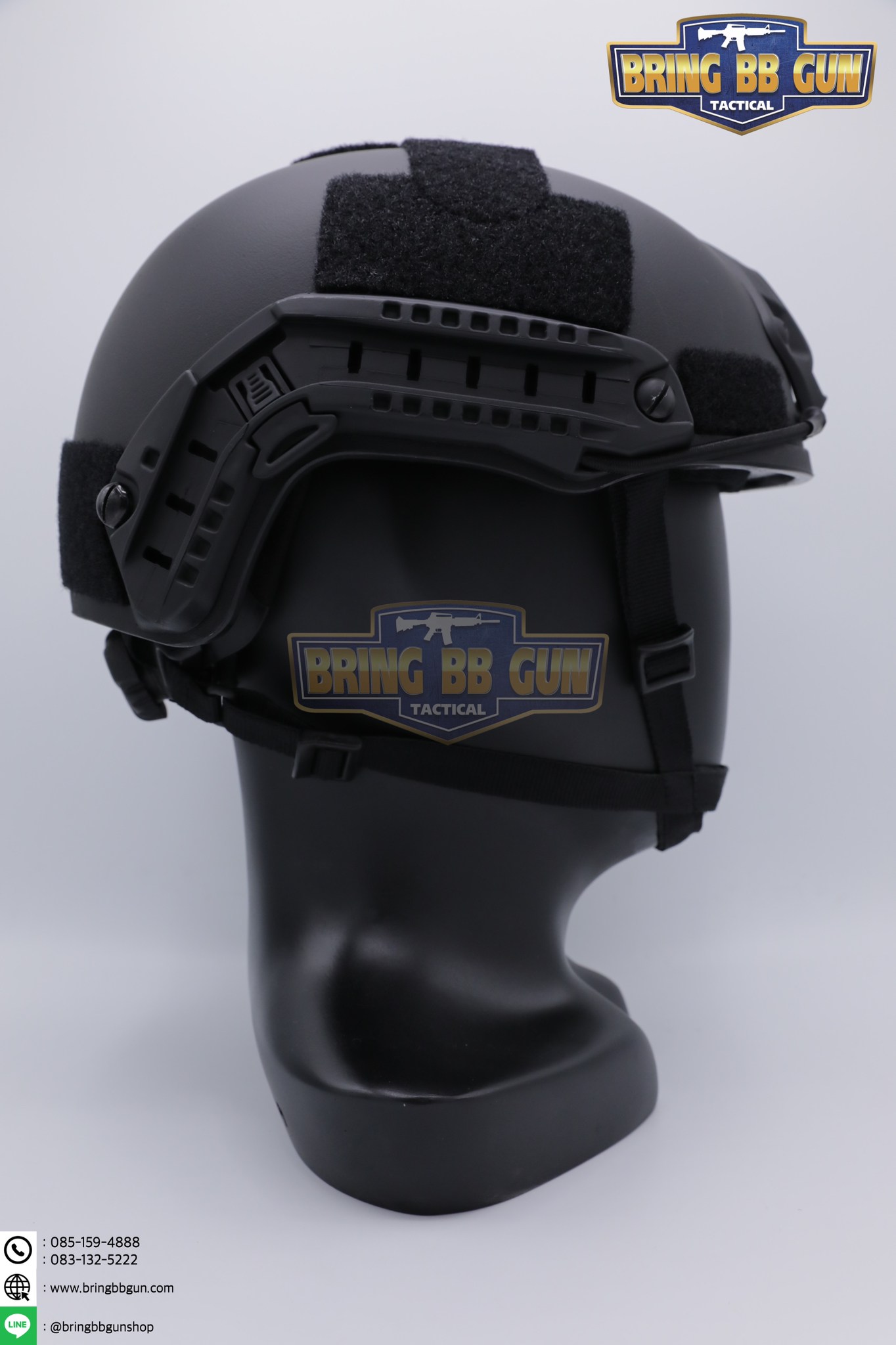 หมวก Fast ปรับท้ายทอยได้(หมวกฟาส) (Fast Helmet MH type) รุ่น Upgrade Version No holes ปรับรัดท้ายทอย
