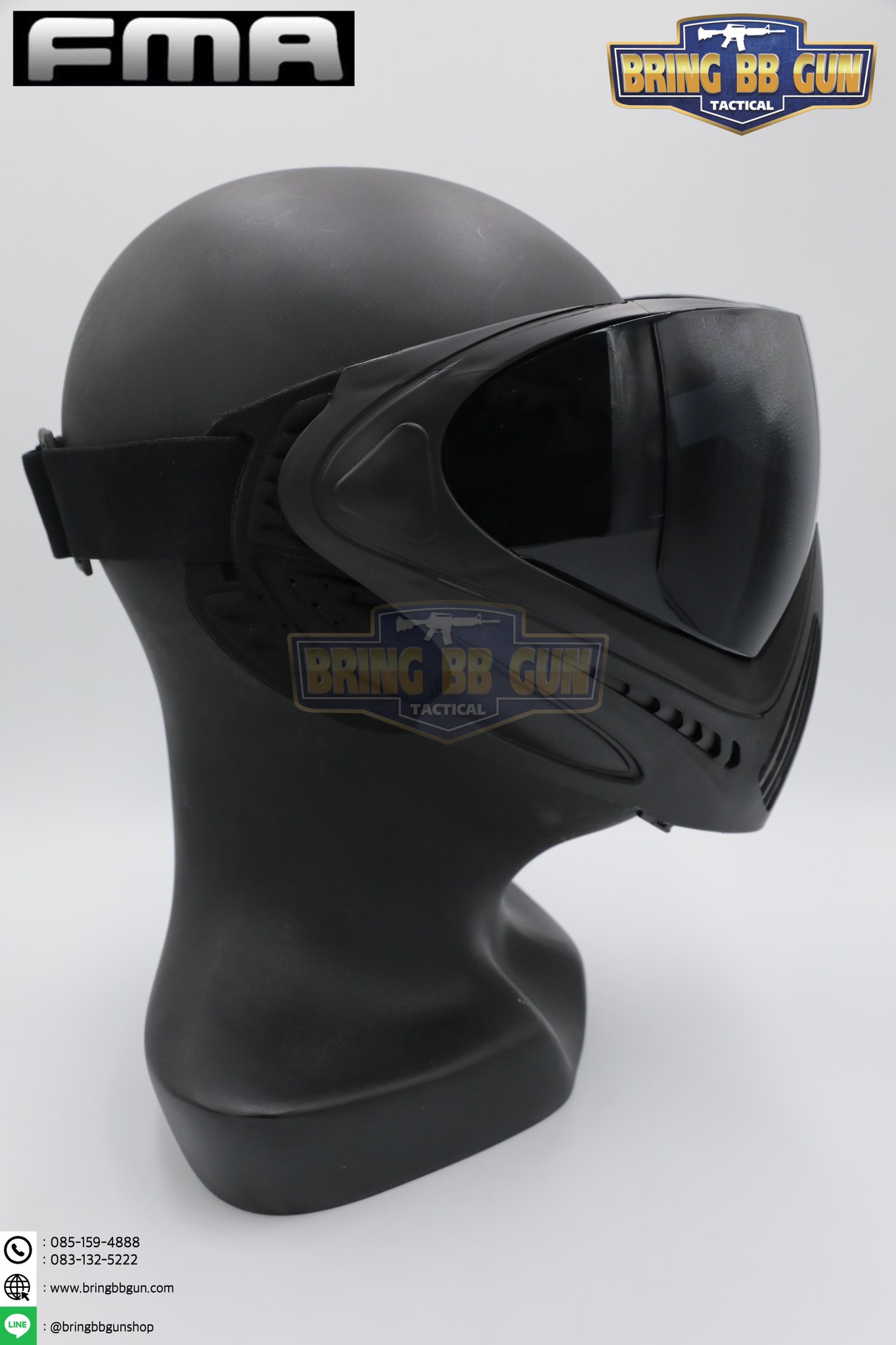 หน้ากาก F1 ยี่ห้อ FMA รุ่น เลนส์ 1 ชั้น