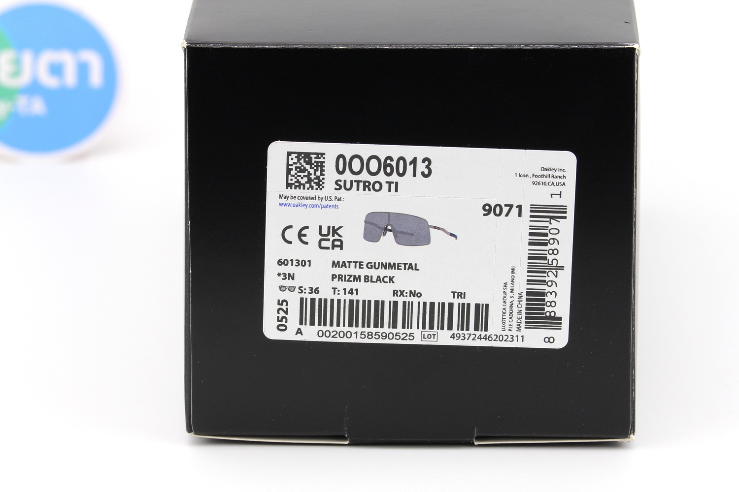 Oakley SUTRO TI Matte Gunmetal/Prizm Black SKU#OO6013-01