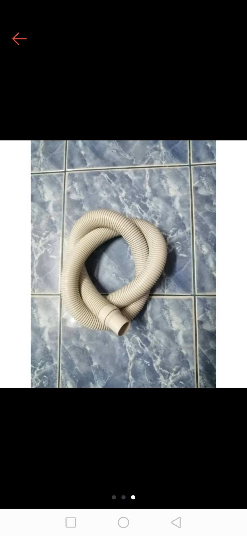 0000142 ท่อน้ำทิ้ง เครื่องซักผ้า อ่างล้างจาน ยาว 1.5 เมตร