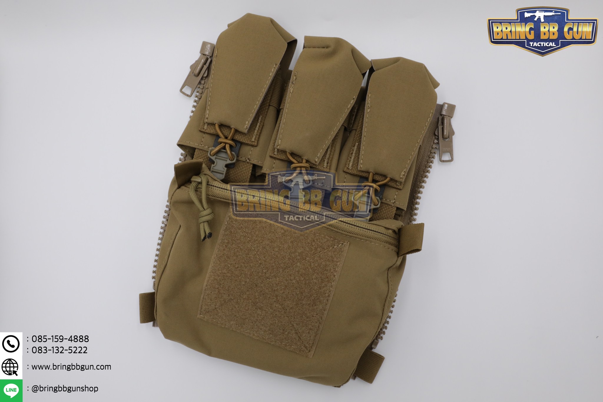 กระเป๋าติดเวส รุ่น V5 PC Back Panel (V5 PC Back Panel Tactical Supplement)