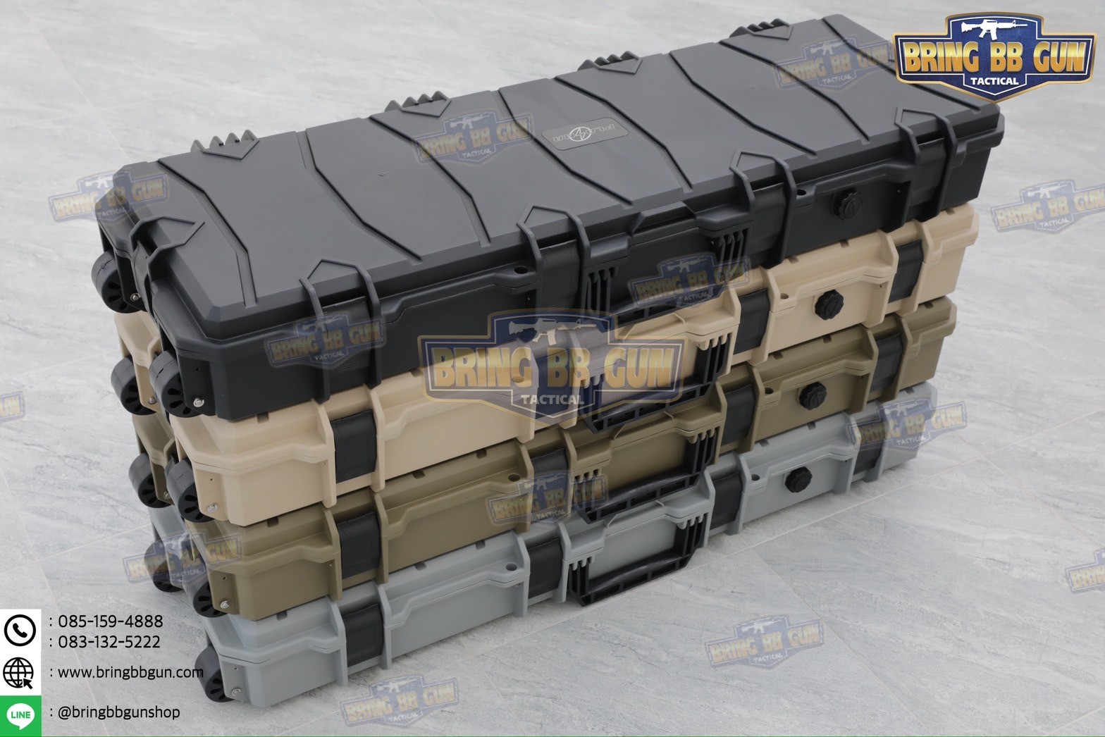 กล่องปืนยาวมีล้อลาก Plasma Case (ความยาว 1m.) รุ่น ปืนยาวมีล้อลาก (39 นิ้ว) (กล่องกันกระแทก) (Hard Case) (Water Proof Case)