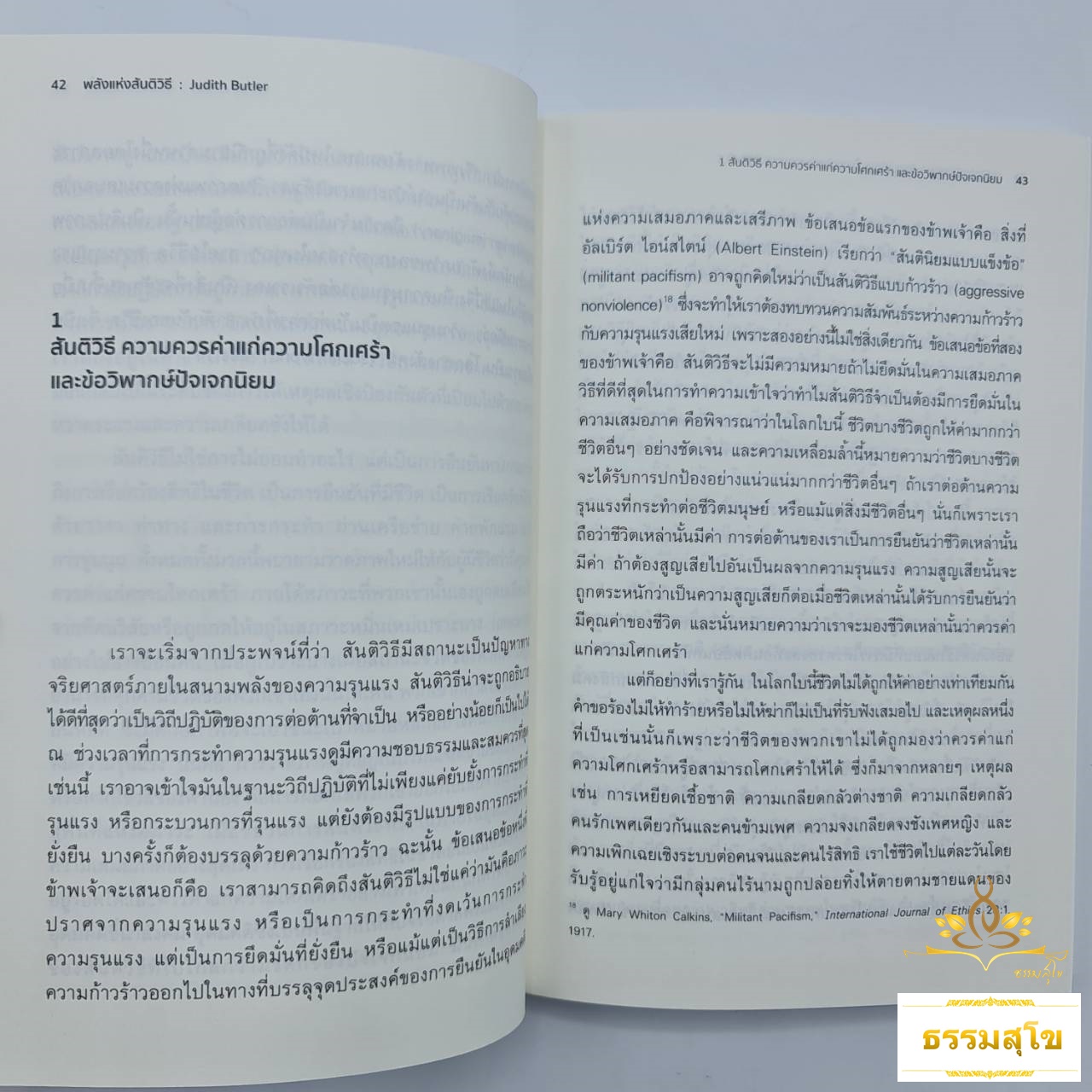 พลังแห่งสันติวิธี : The Force of Nonviolence