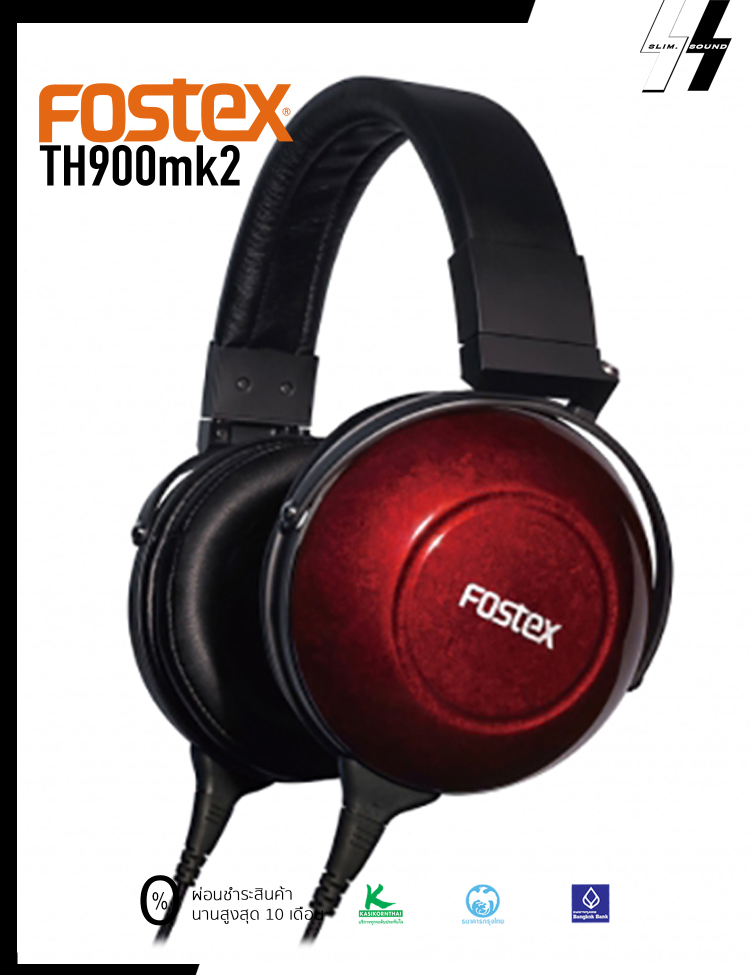 หูฟัง Full-size | FOSTEX - TH900mk2 | Premium Monitor Stereo Headphones | Driver Dynamic 50mm - Impedance 25 ohm