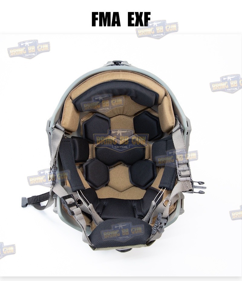 รองในหมวก ยี่ห้อ FMA แบบ Double Layer (เมมโมรี่โฟม) (รองในหมวก Exfil / Fast / SF Super High Cut / Mich ) (ฟองน้ำติดด้านในหมวก)