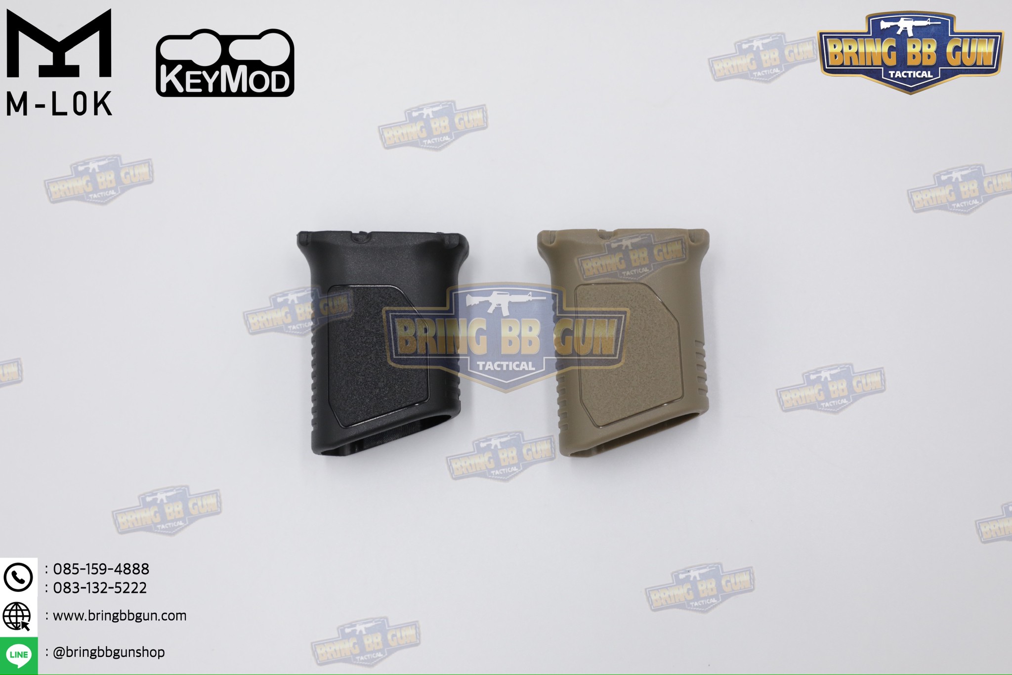 กริ๊ปมือหน้า STRIKE AVG (รุ่นสั้น) (ใช้ได้กับชุดหน้าระบบราง M-Lok และ ระบบราง Keymod เท่านั้น)