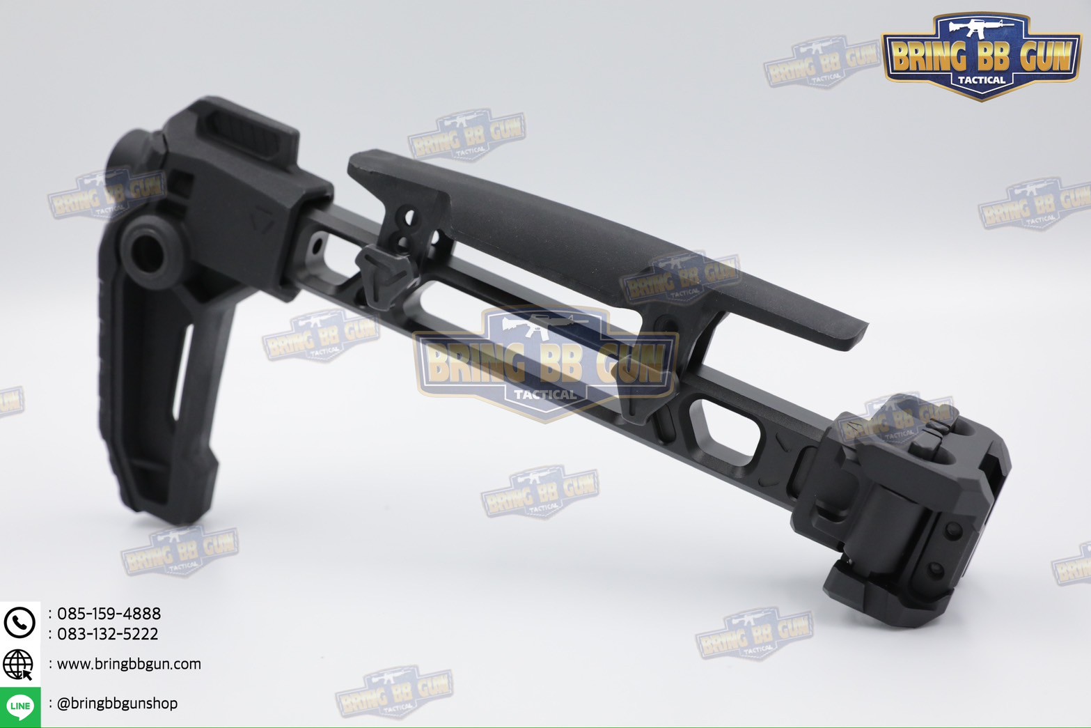 พานท้ายปืนแบบพับได้2ฝั่ง (Strike Dual Folding Adapter) รุ่น Strike FSA Dual Folder (The Strike Dual Folding Adapter) (Dual Folding Adapter) (Strike Hard,Strike Fast) (SI) (MCX) (MPX) (1913)