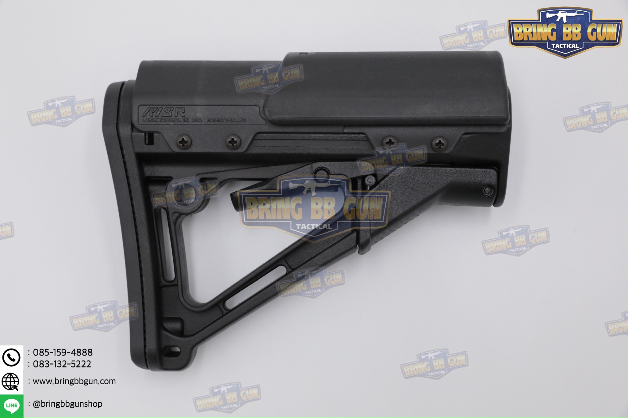 ที่รองแก้มพานท้าย CTR ทรง Larue RISR (Larue RISR for CTR/MOE) (Larue Tactical RISR) (Reciprocating Inline Stock Riser) (Cheek Riser)