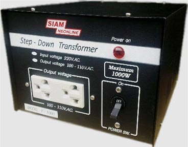 หม้อแปลงไฟ(STEP-DOWN) SIAMNEONLINE F-1000