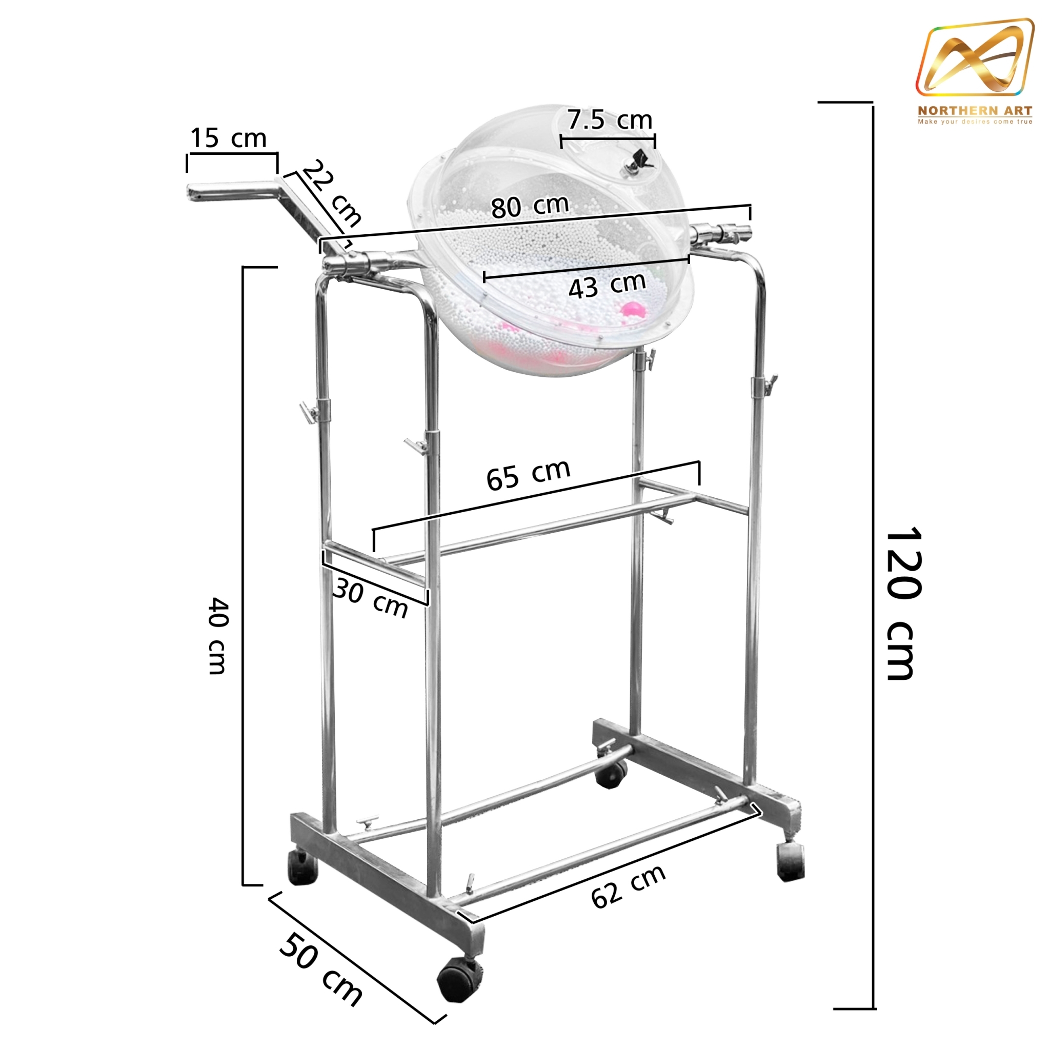 เช่าโดมอะคริลิค จับรางวัล หมุนได้360 องศา พร้อมช่องเปิด มีฝาปิดช่องและกุญแจล็อค