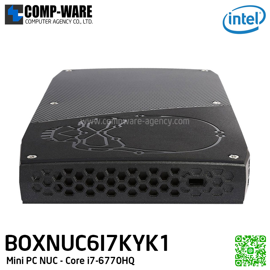 Intel NUC6I7KYK1 Mini PC NUC Kit - INTEL NUC (i7-6770HQ, M.2 SSD, 2xDDR4 SO-DIM-2133-1.35V or 1.2V-32GB, Mini Display, HDMI) BOXNUC6I7KYK1
