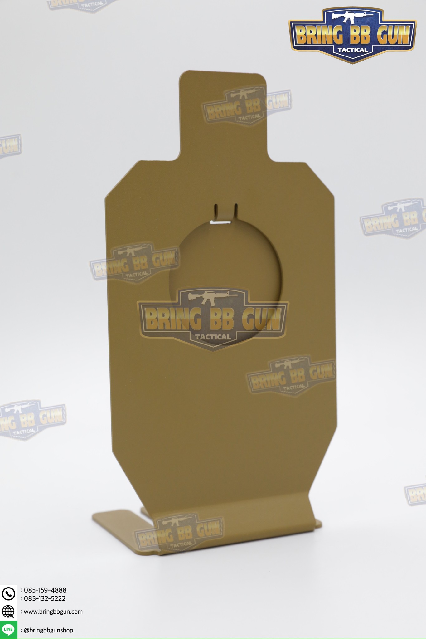 เป้าเพลทเหล็กสำหรับฝึกซ้อมยิงปืนบีบีกัน รุ่น B03 (เป้าซ้อมยิงรูปคนจิ๋ว)