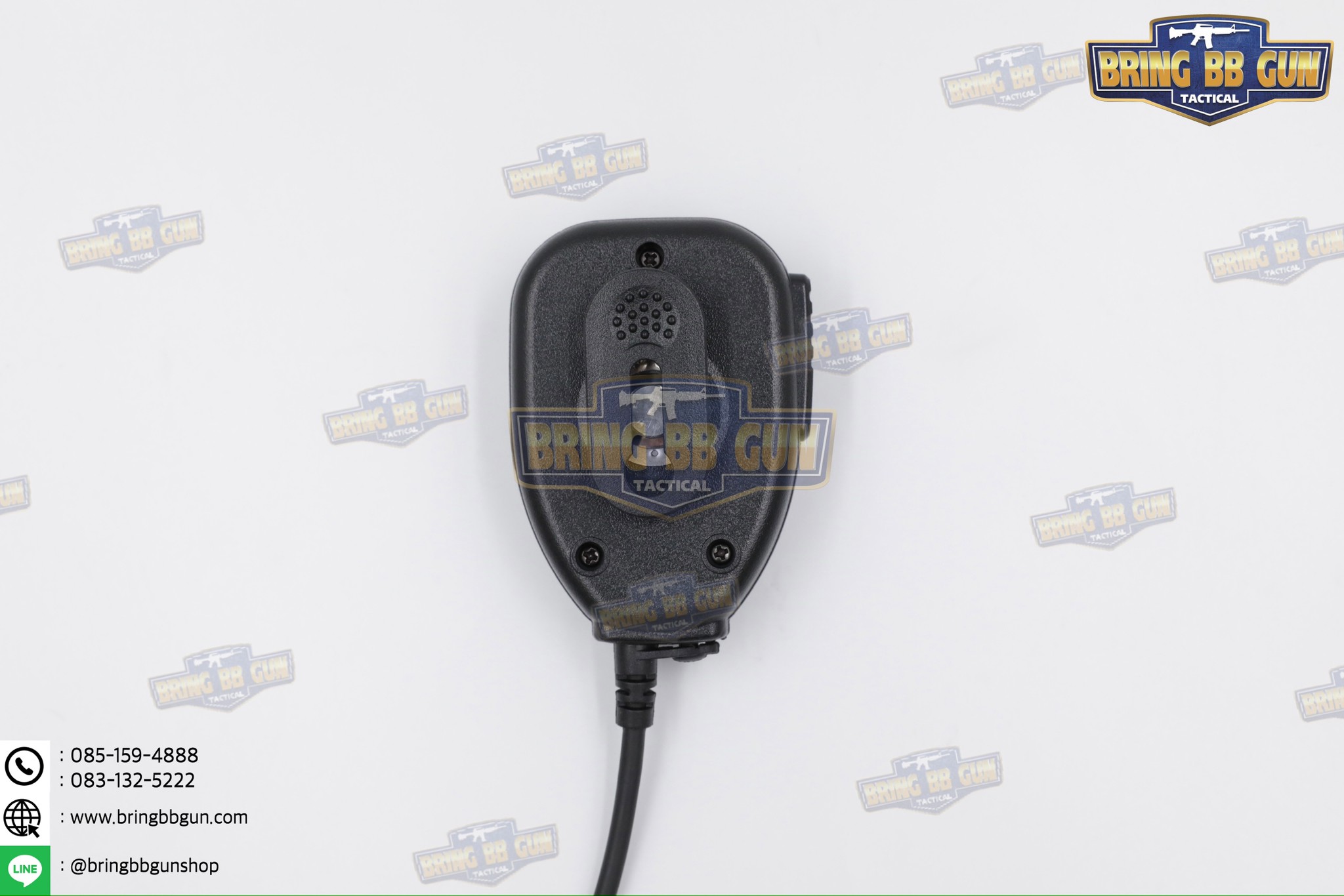 ไมค์นอกวิทยุสื่อสารแบบถือมือ Baofeng (ไมค์นอกวิทยุสื่อสาร) (ไมค์หัวโตวิทยุสื่อสาร) (ไมโคโฟน-ลำโพงวิทยุสื่อสาร) (PTT ที่มีลำโพง และ ไมค์ในตัว) (USMC Shoulder Mic) (USMC Intercom PTT) (Radio Shoulder Speaker Mic)