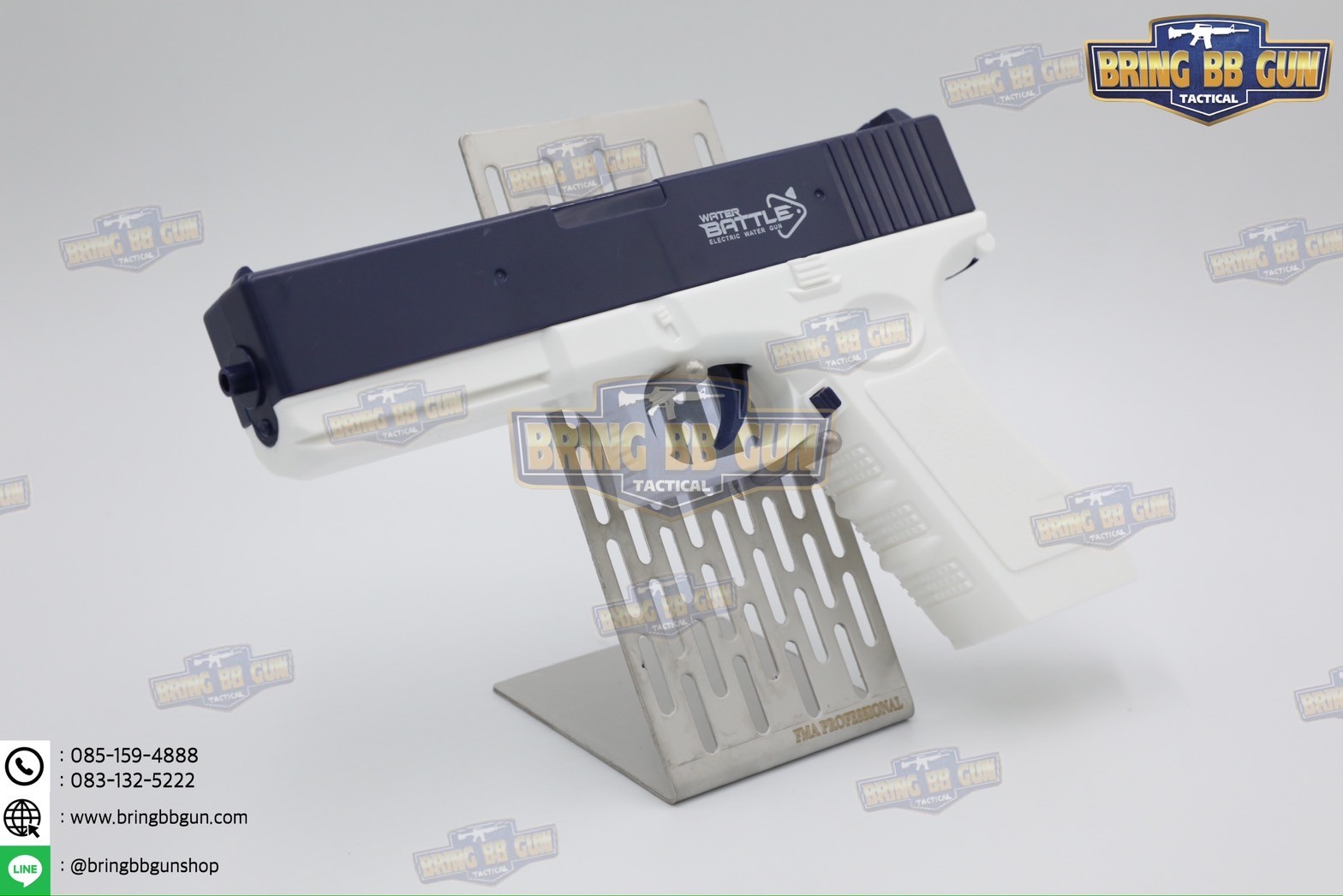 ปืนฉีดน้ำไฟฟ้า รุ่น Glock (ปืนฉีดน้ำของเล่น) (ปืนฉีดน้ำอัตโนมัติ) (ยิงได้ต่อเนื่อง)