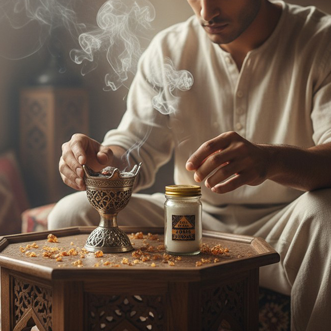 ผงอำพันบอลติกแท้ 100% Baltic Amber Powder จากประเทศลิทัวเนีย อโรมาเธอราพี สุคนธบำบัด สีเหลืองทอง กลิ่นต้นสนธรรมชาติ ช่วยฟื้นฟูสภาพผิวและลดริ้วรอย ใช้เป็นเครื่องประดับ - 100g