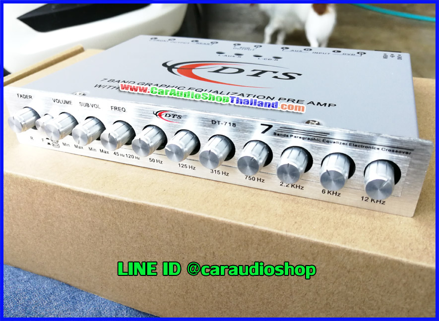 ปรีแอมป์ 7 แบนด์ คุณภาพ DIGITAL SOUND 7 BAND DT718