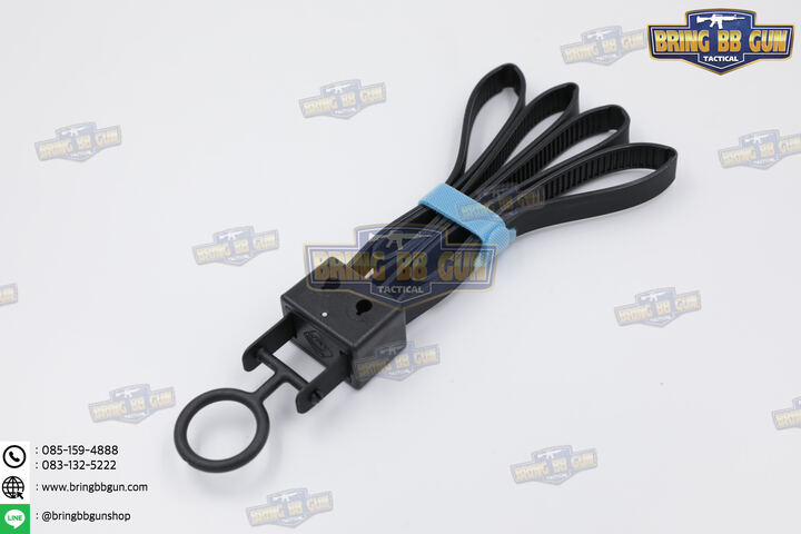 กุญแจมือสาย Cable Ties แบบยาว-ใช้ซ้ำได้ รุ่น B04 (สายรัดข้อมือ-ข้อเท้าแบบใช้ซ้ำได้) (เคเบิ้ลไทร์รัดข้อมือ-ข้อเท้า) (Reusable with key opening) (Cable Ties Handcuffs) (Plastic Habdcuffs) (Zip Ties Handcuffs)