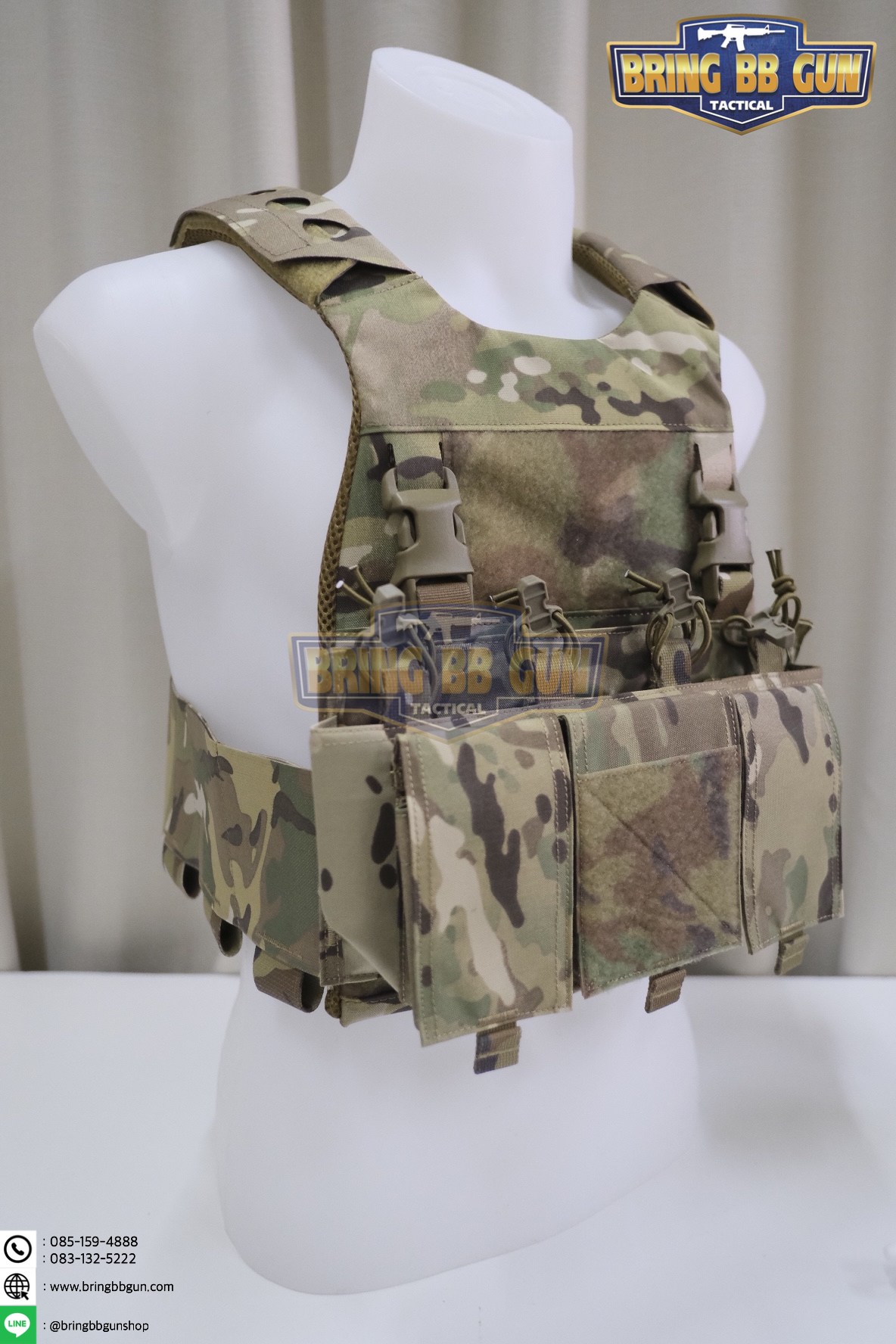 เวส FCPC 2.0 (FCSK) (FCPC Minimalistic Multi-Mission Plate Carrier + 5.56 Quardruple mag plate) (FCSK Plate Carrier)