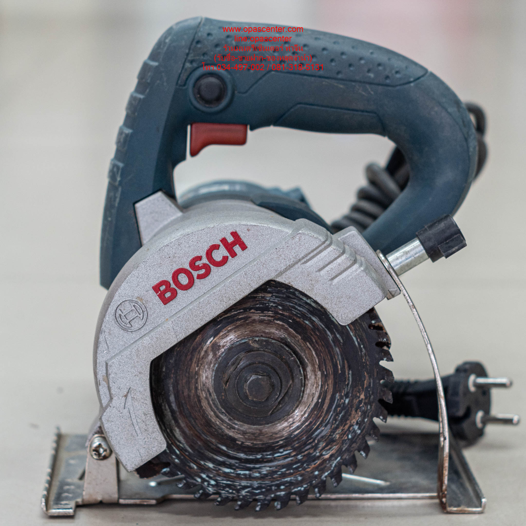เลื่อย เครื่องตัดหินอ่อน (ตัวตัดน้ำ) Bosch ของแท้ รุ่น GDM 121 มือสอง สภาพใหม่