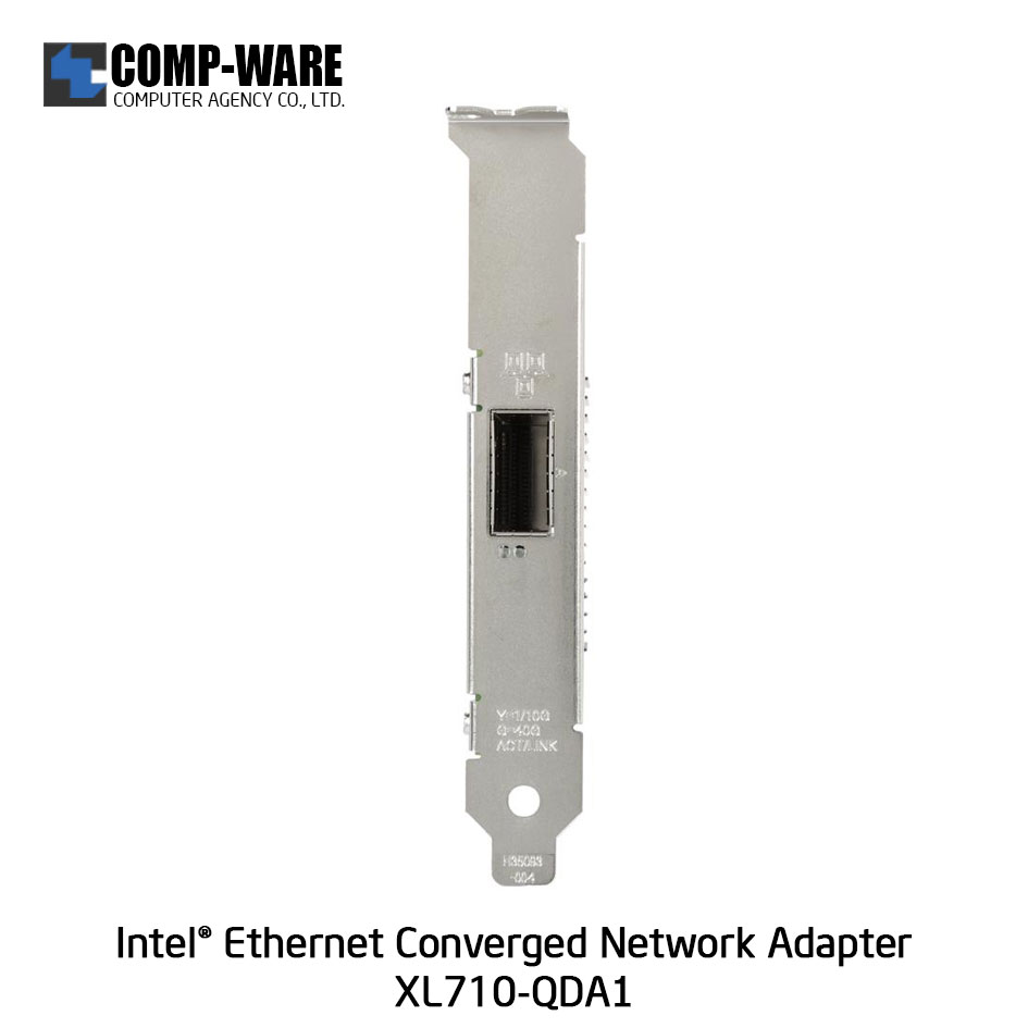 5 x Intel Ethernet Converged Network Adapter XL710-QDA1 (1-Port) QSFP+DAC Connector XL710QDA1BLK รับประกัน 3ปี แบบBLK // สั่งซื้อขั้นต่ำ 5 unit