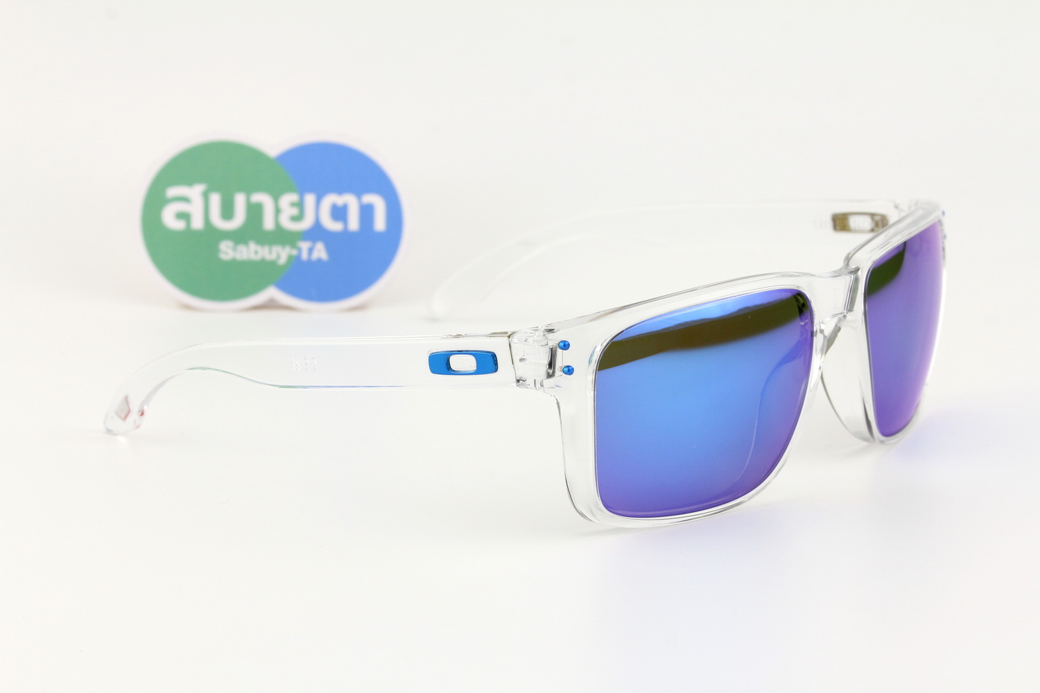 Oakley HOLBROOK XL Polished Clear/Prizm Sapphire Iridium Polarized OO9417-07