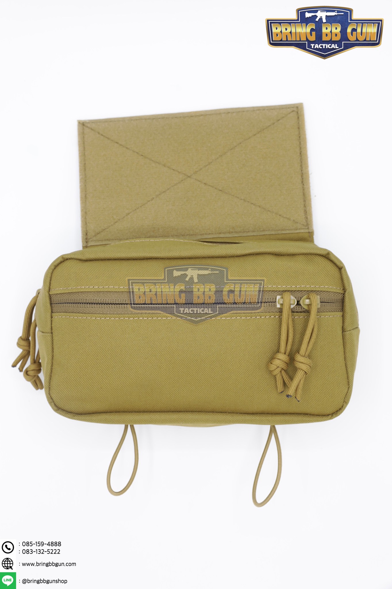 กระเป๋าจิงโจ้ติดเสื้อเวส ทรงสีเหลี่ยม (Drop Pouch) (Lower Accessories Pouch)