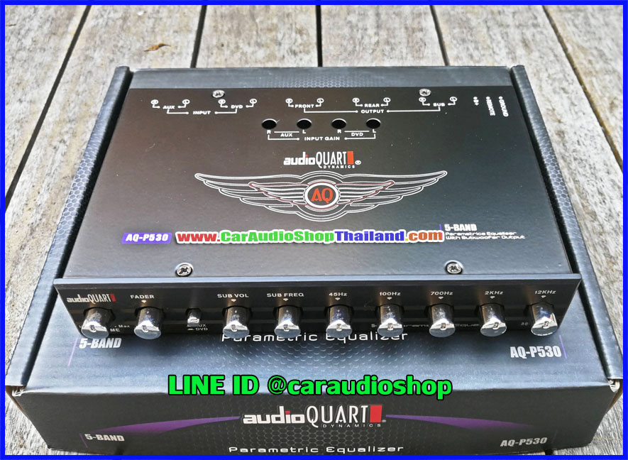 ปรีแอมป์ 5 แบนด์ คุณภาพ AUDIO QUART P530