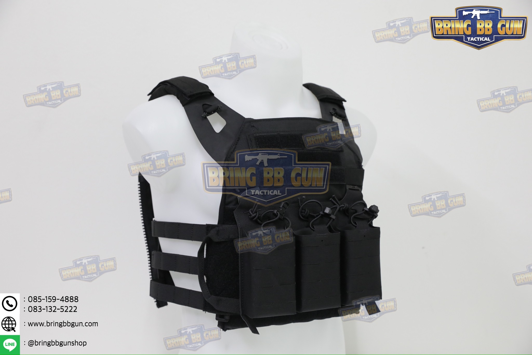 เสื้อเวส JPC 2.4 (เสื้อเวส JPC 2.0 + เพ้าแม็กกาซีน KTAR (5.56 แบบ3ช่อง)) (JPC 2.4 Plate Carrier) (JPC 2.0 + KTAR Front Flap)