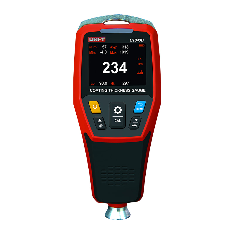 UNI-T UT343D เครื่องวัดความหนาสี เครื่องวัดความหนาฟิล์ม เครื่องวัดการเคลือบสี