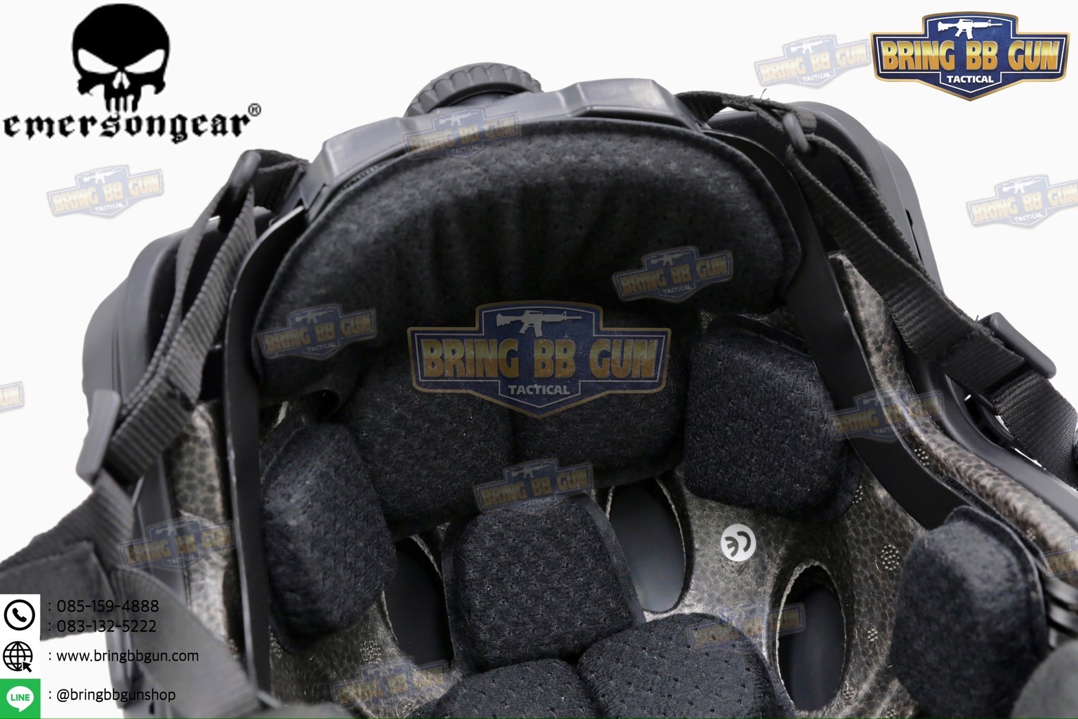 หมวก FAST SF SUPER HIGH CUT ยี่ห้อ Emerson (Emersongear Fast SF Super High Cut Tactical Helmet) (Ultra High Cut) (Super High Cut) (Tactical Helmet) (OPS-C)