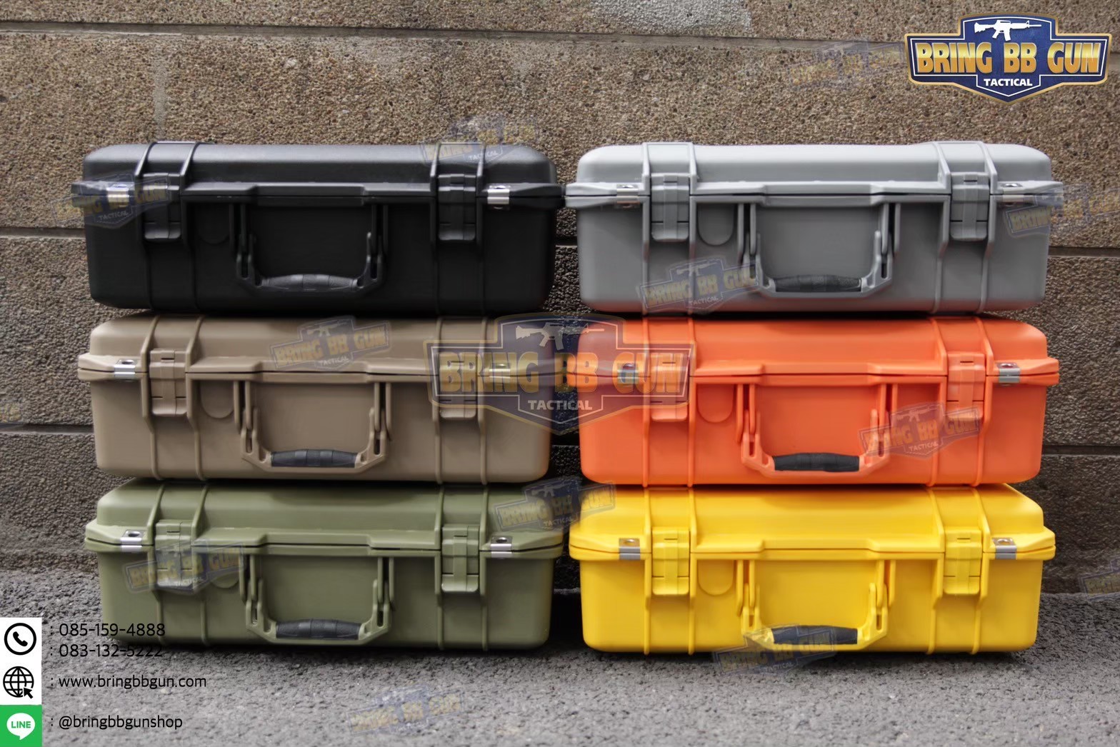 กล่องปืน B4 ขนาดภายนอก : 49*32*18 cm. ขนาดภายใน : 46.2*26.5*10.5 cm.