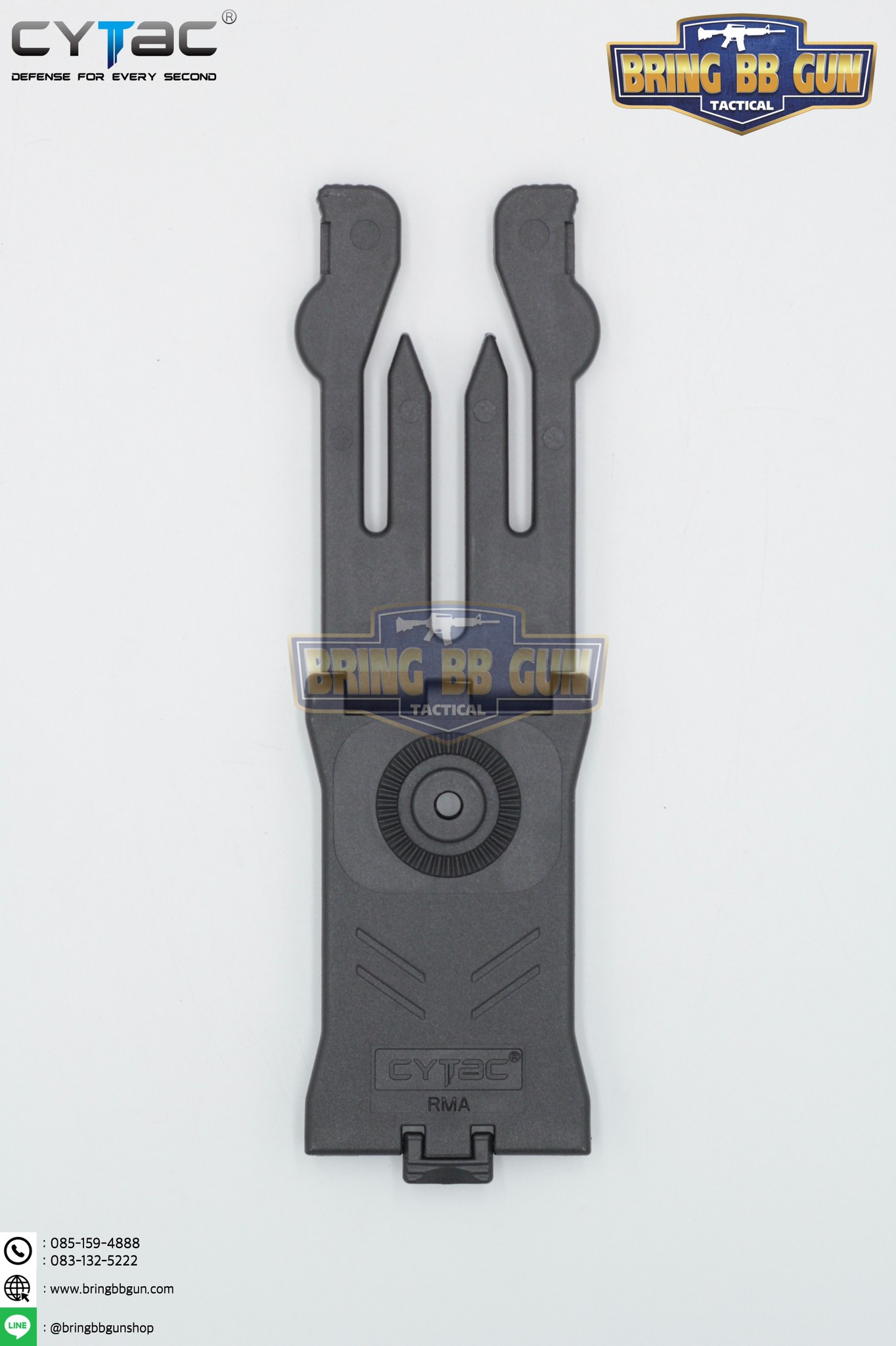 เพลตร้อยเสื้อเกราะ-เข็มขัดแบบระบบ Molle ยี่ห้อ Cytac (Molle Attachment Cytac) (Molle Attachment)