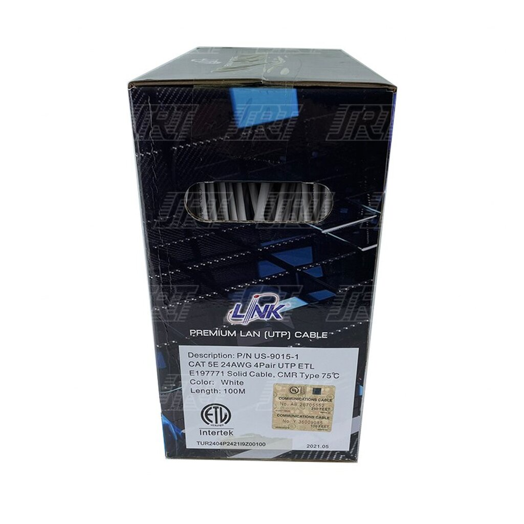 สายแลนเคเบิ้ล สาย UTP CAT5E 350MHz 100M | LINK US-9015-1 | 04-05-0029