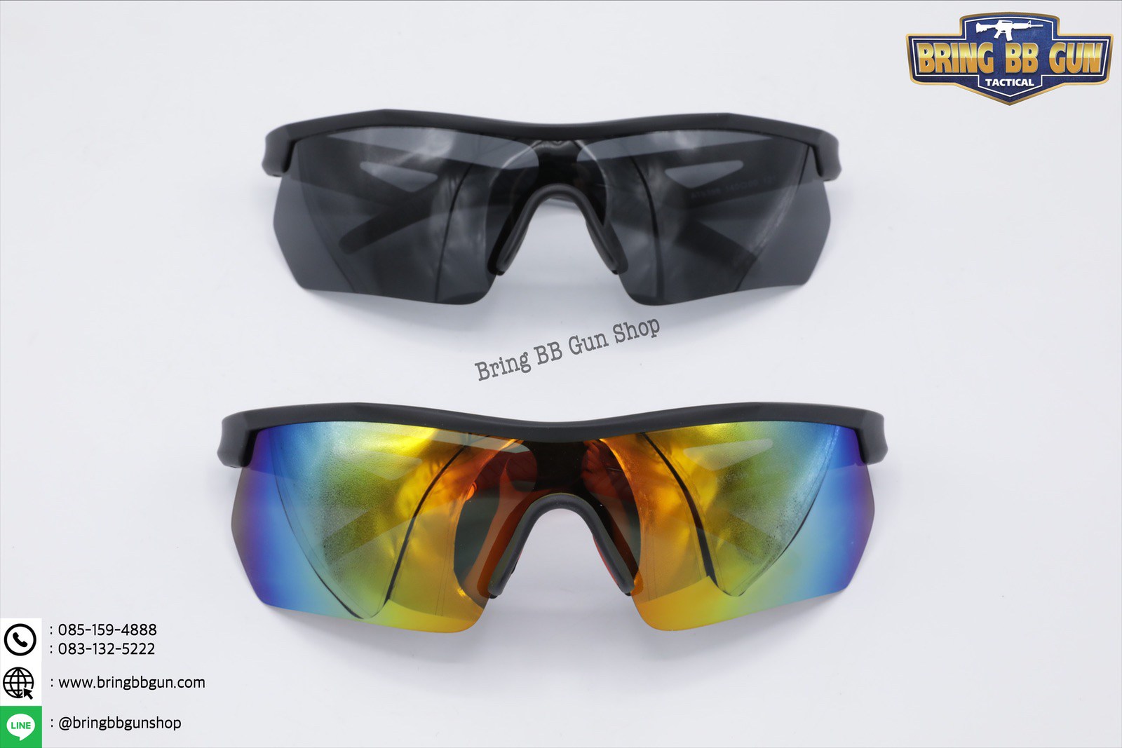 แว่นกันแดด เลนส์ Polarized (เลนส์โพลาไรซ์) รุ่น ทรงสปอร์ต