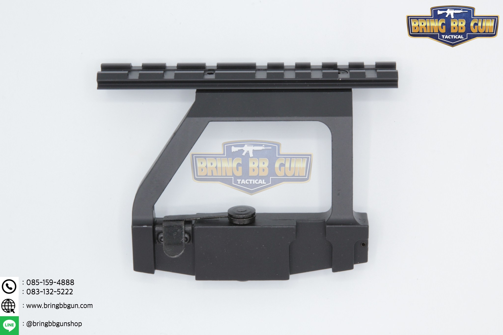 รางเสริมติดดอท AK47 รุ่น ยึดด้านข้างบอดี้ แบบปลดไว