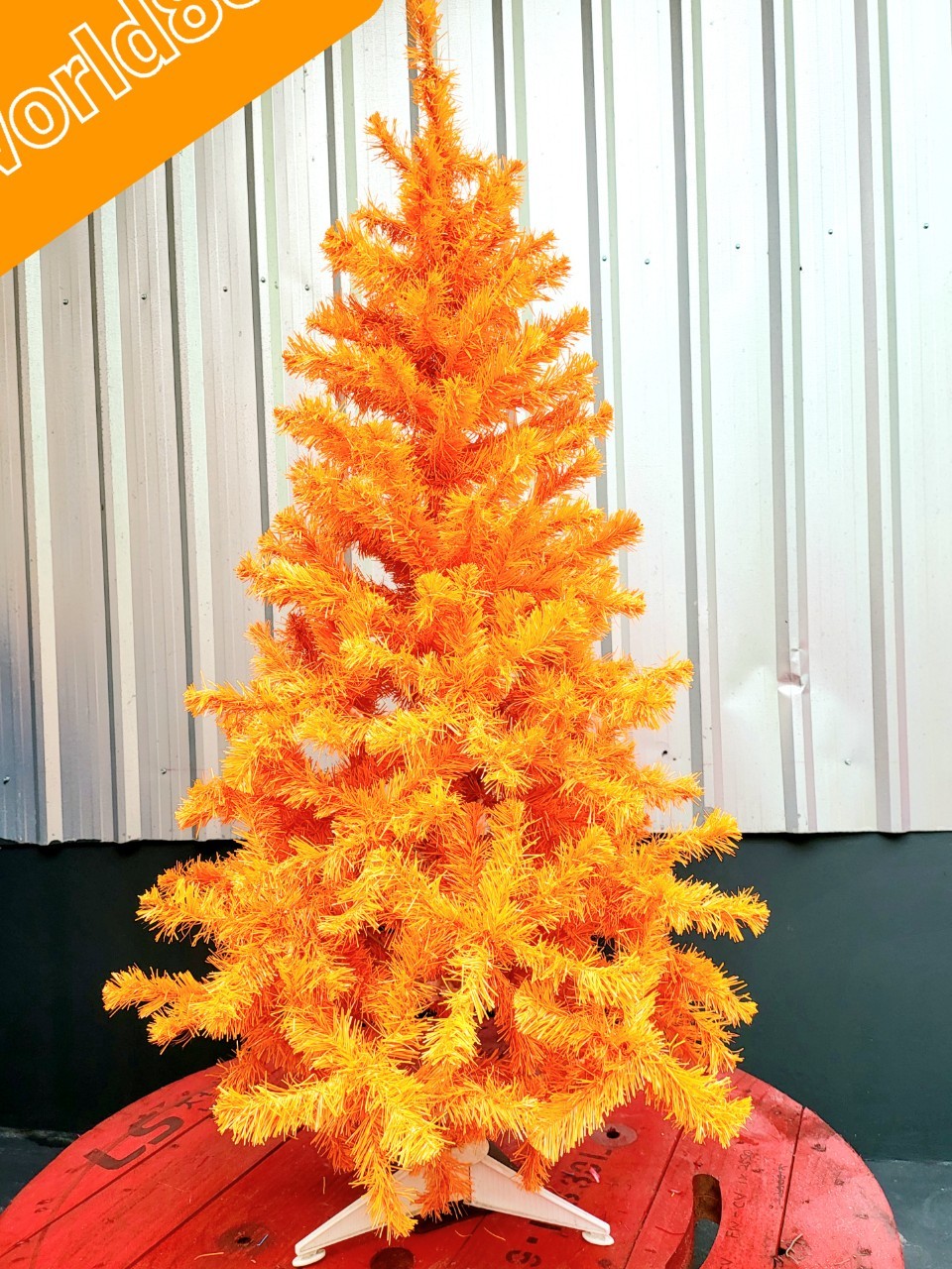 ต้นคริสต์มาสเฉดสีส้ม ของตกแต่งงานเลี้ยงวันคริสต์มาสยอดนิยม