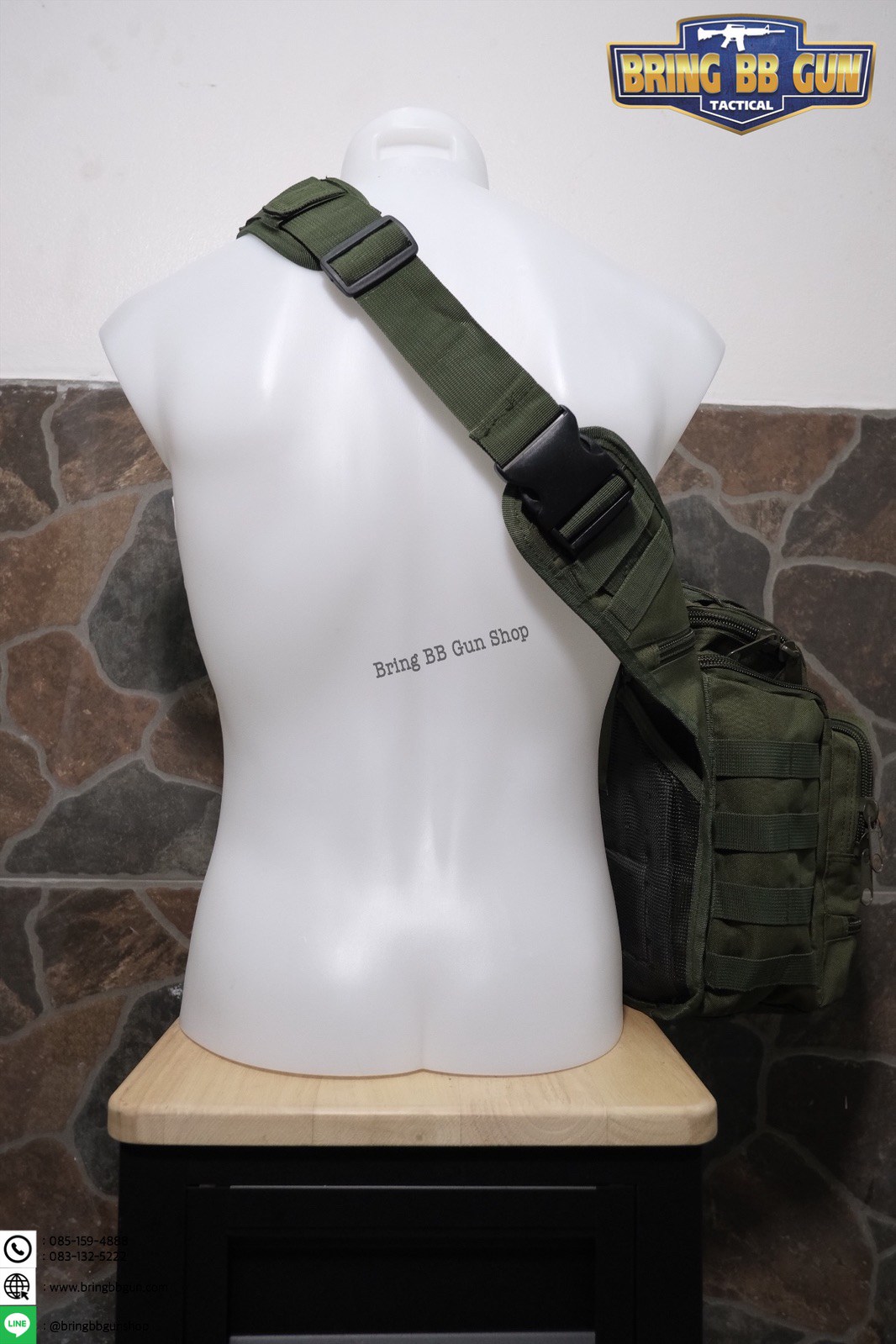 กระเป๋าสะพายข้าง-คาดอก รุ่น 6008 (สะพายกล้อง 6008)